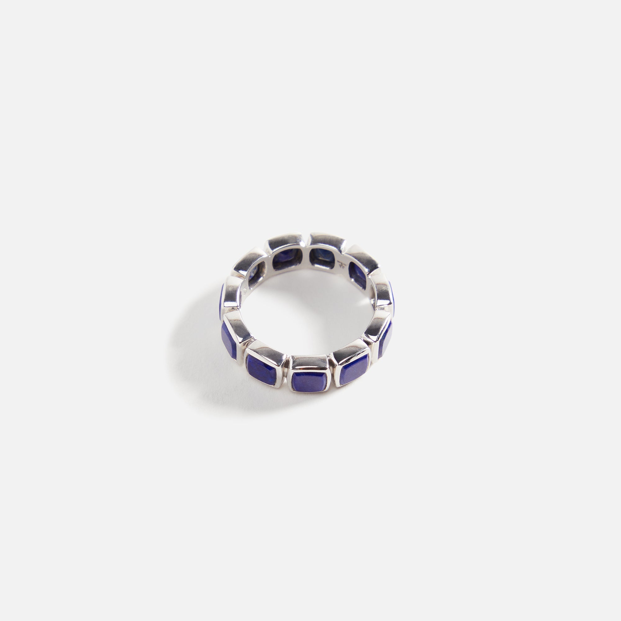 Tom Wood Cushion Band Lapis Ring - Silver – Kith Europe