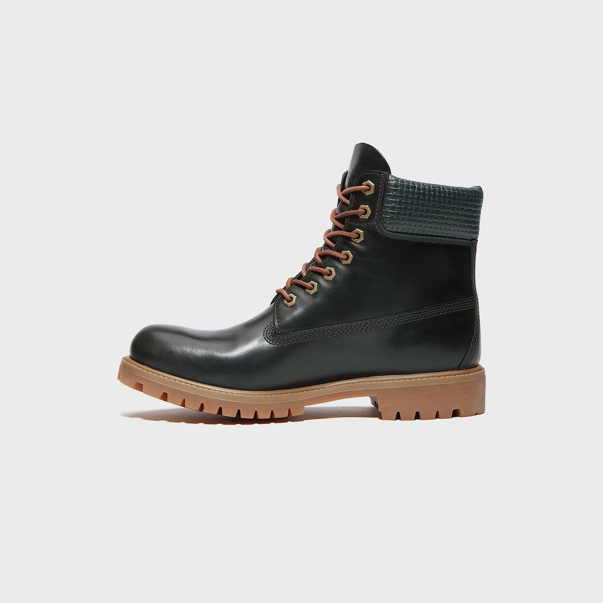 Timberland Emerald Woods 6 Inch Waterproof Boot - Black Nubuck / Dark Green