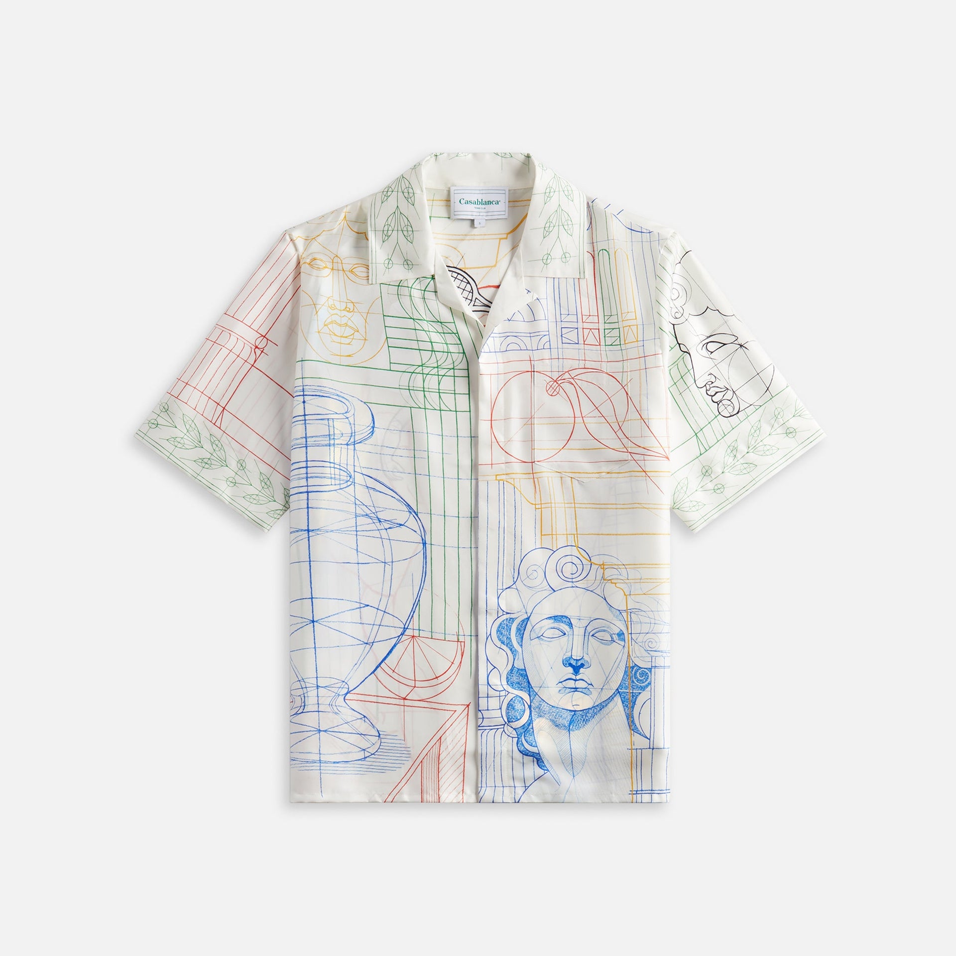 Casablanca Short Sleeve Cuban Collar Shirt - Multicolour