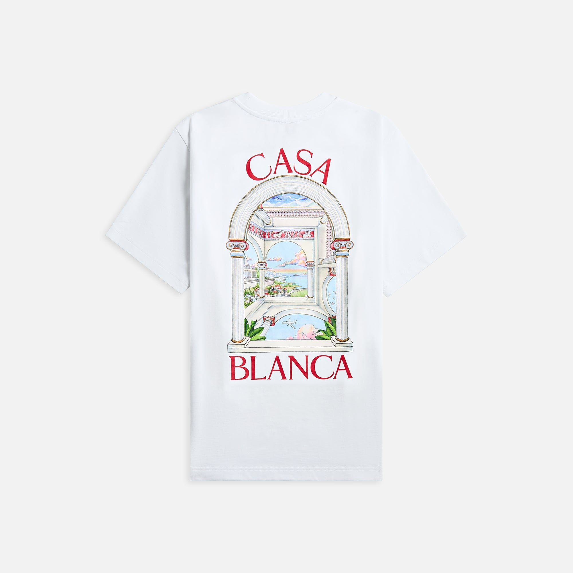 Casablanca Le Passage Printed Tee - White – Kith Europe