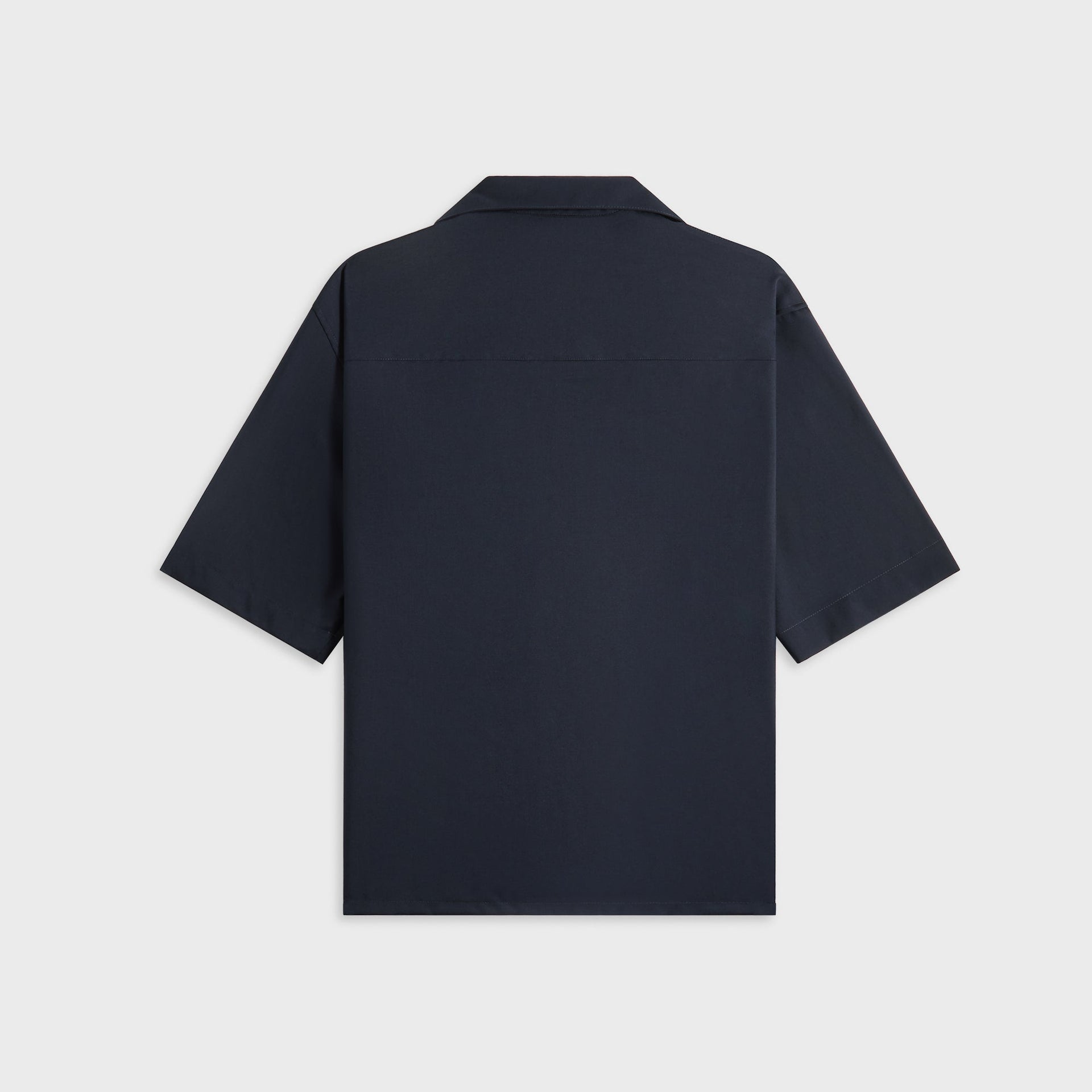 Marni Blue Tropical Wool Bowling Shirt in Blue / Black