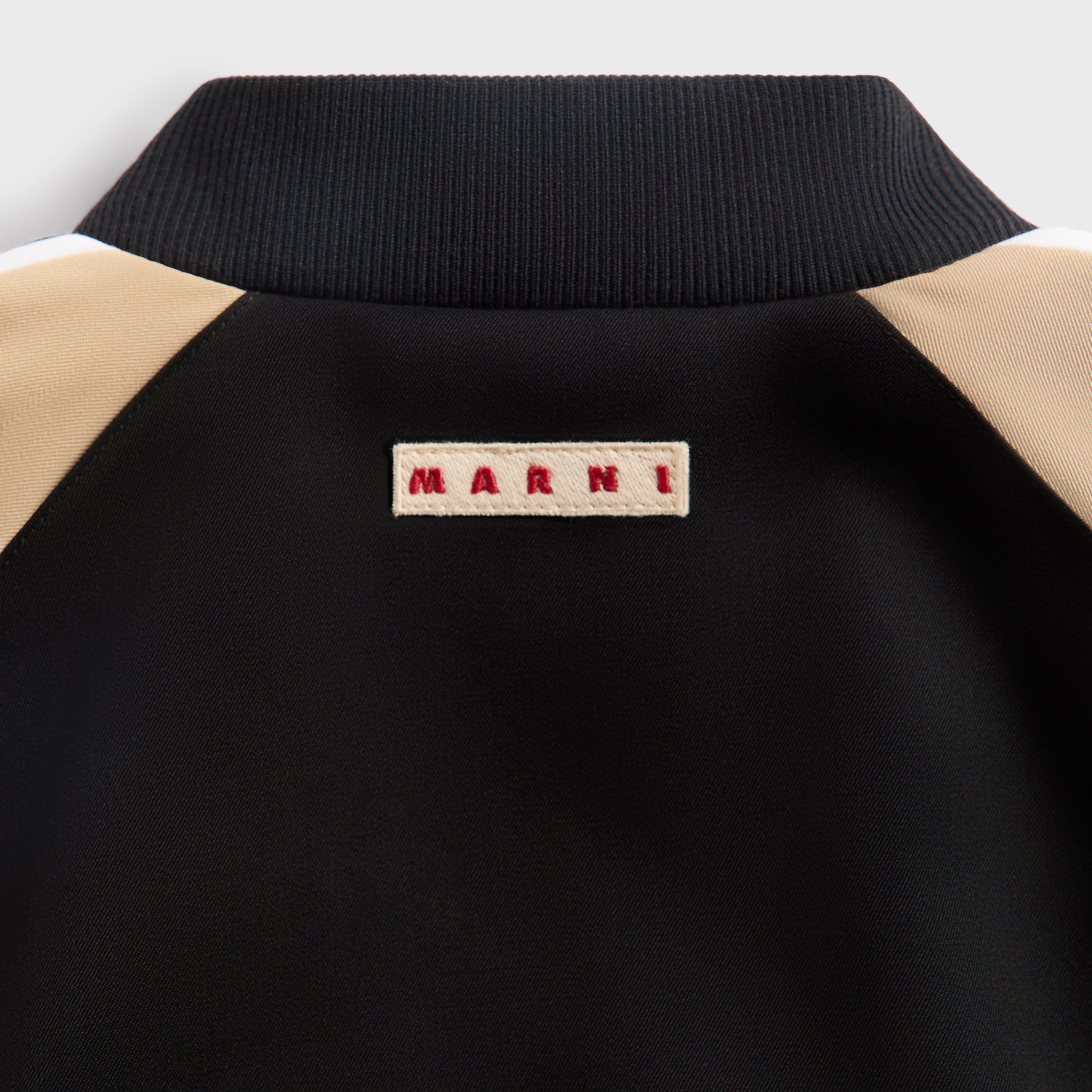 Marni Wool Raglan Sleeve Bomber Jacket - Black
