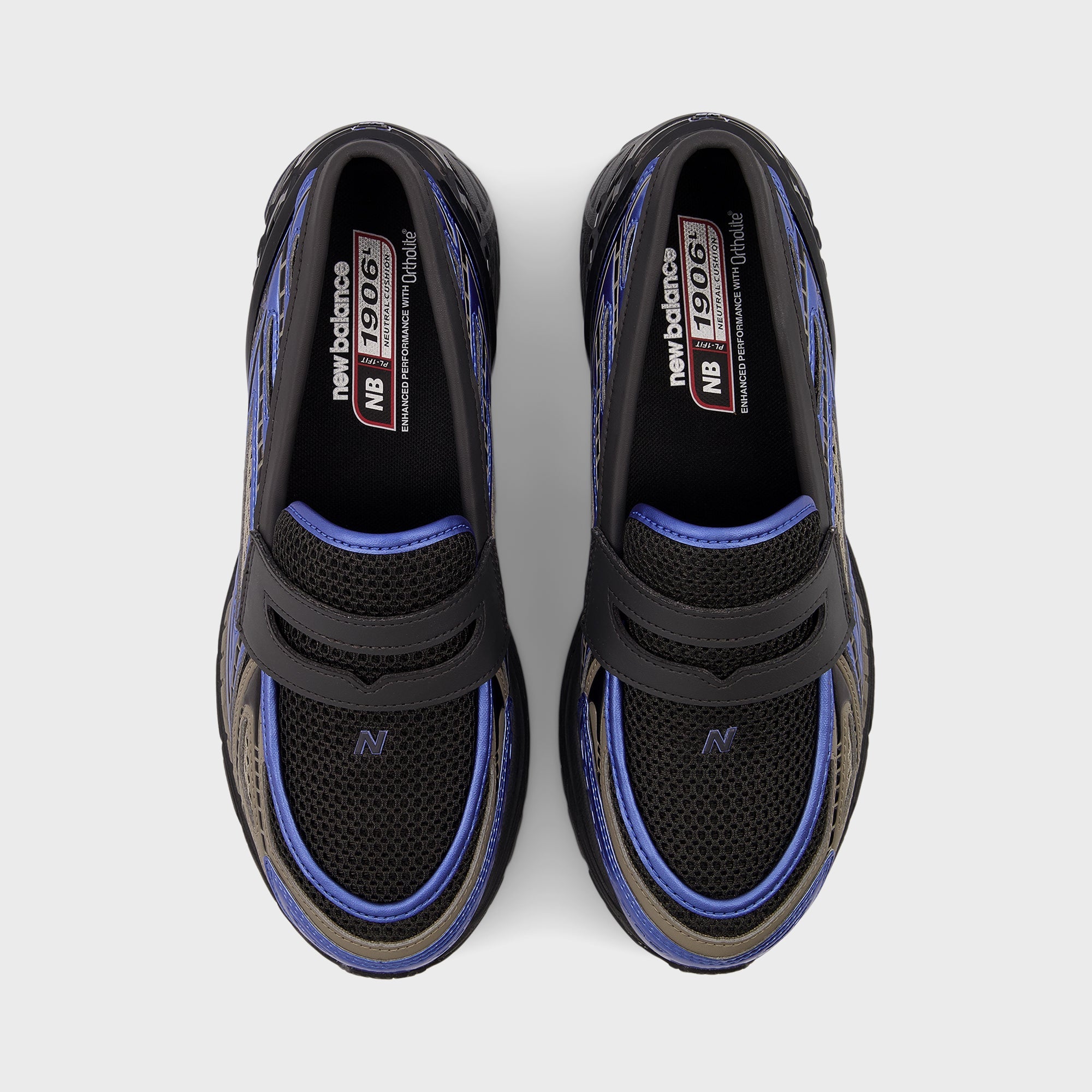 New Balance 1906 Loafer - Black Metallic / Blue – Kith Europe