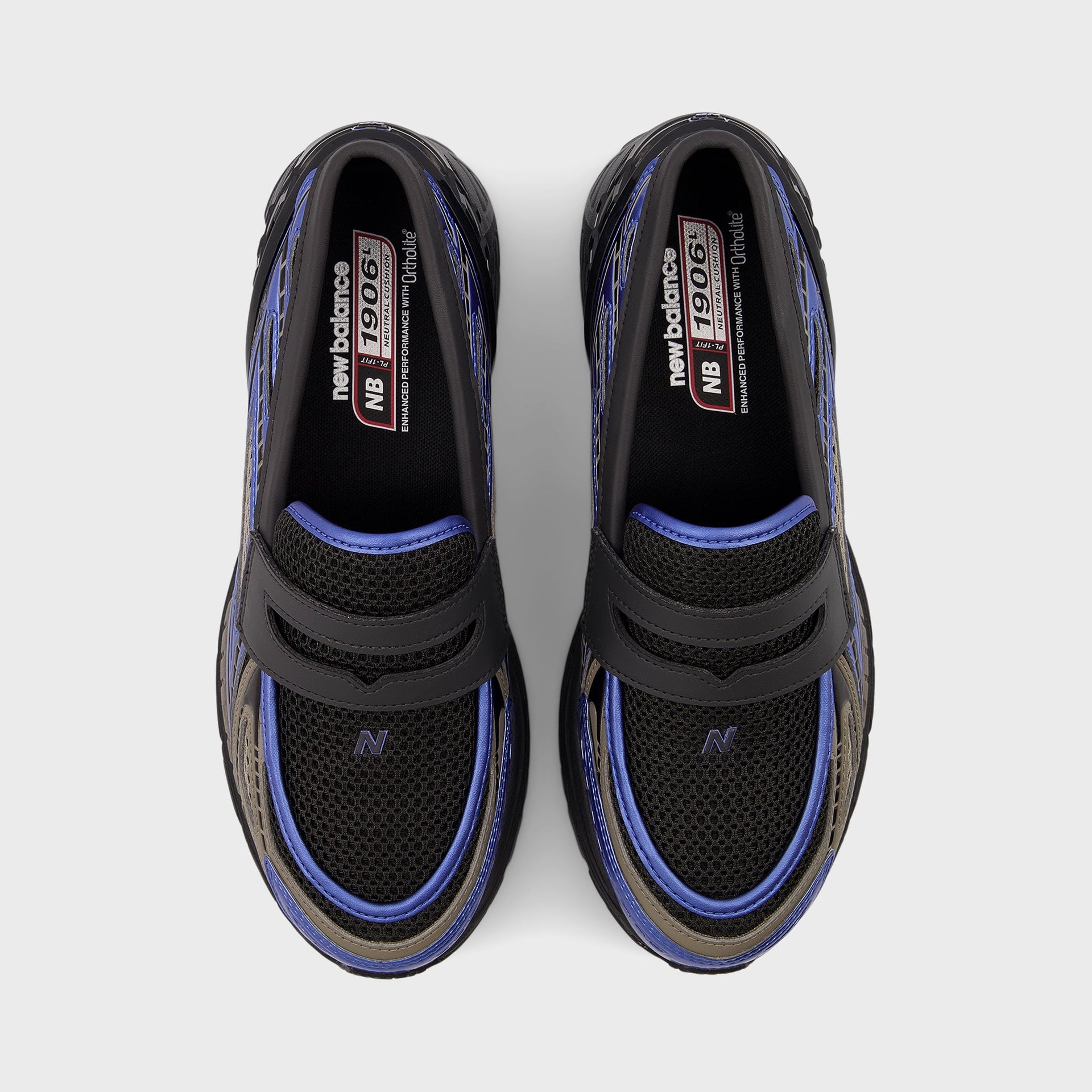 New Balance 1906 Loafer - Black Metallic / Blue