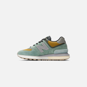 New Balance x Stone Island 574 - Light Green / Mustard Green