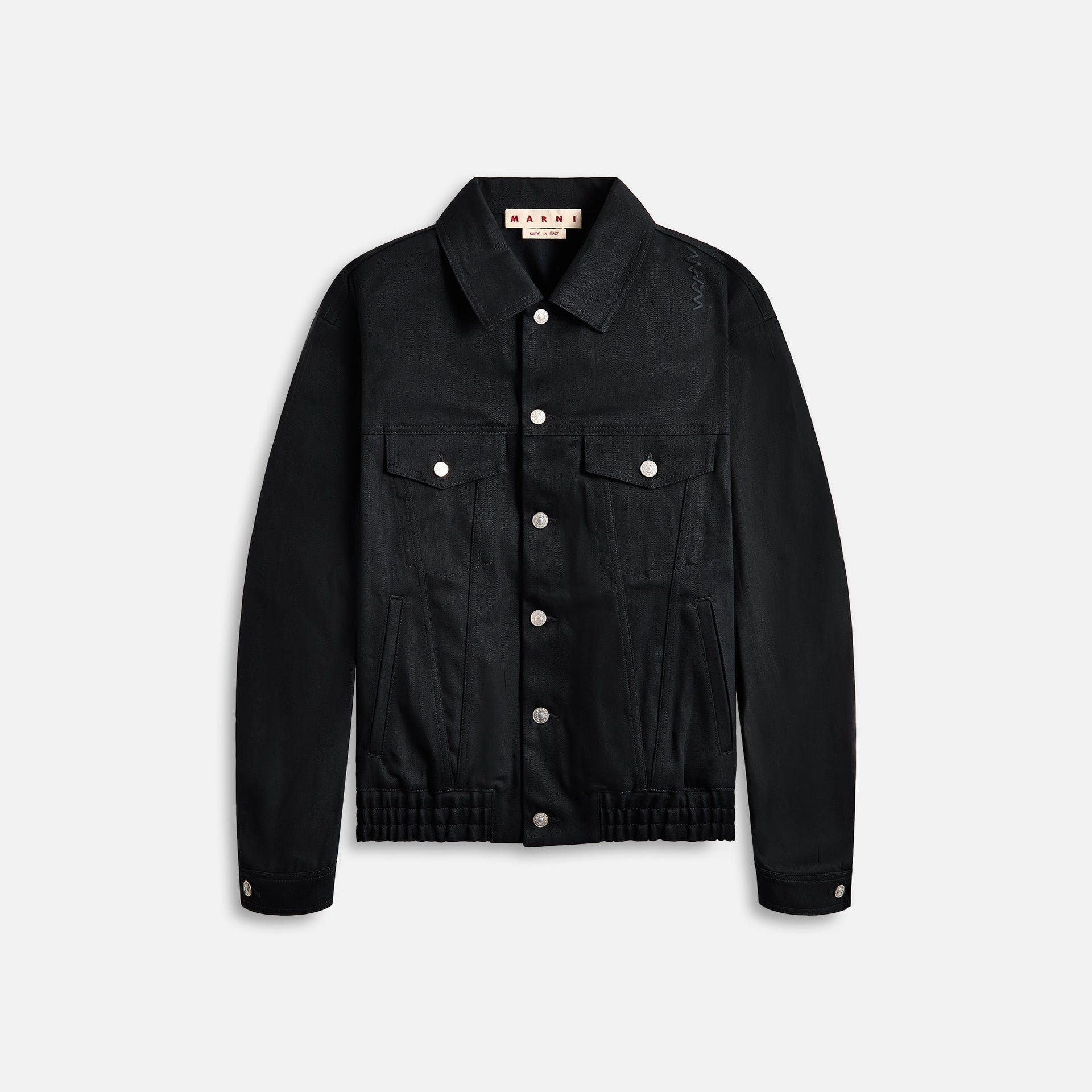 Marni Soft Cotton Denim Jacket - Black