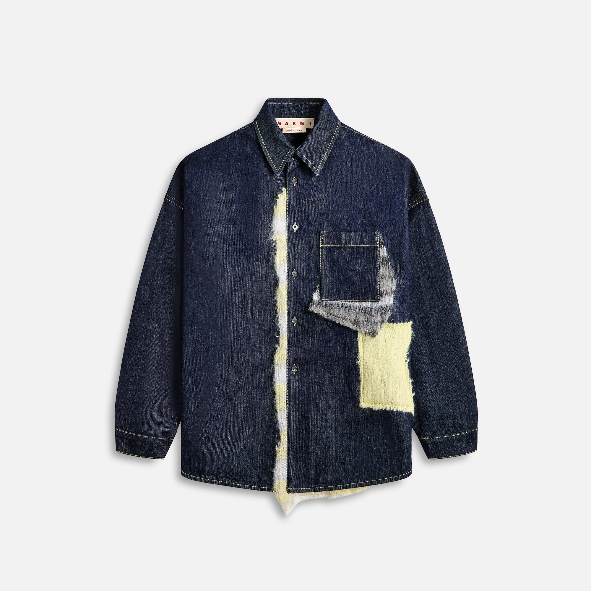 Marni Wool Patched Bull Denim - Blue / Black – Kith Europe
