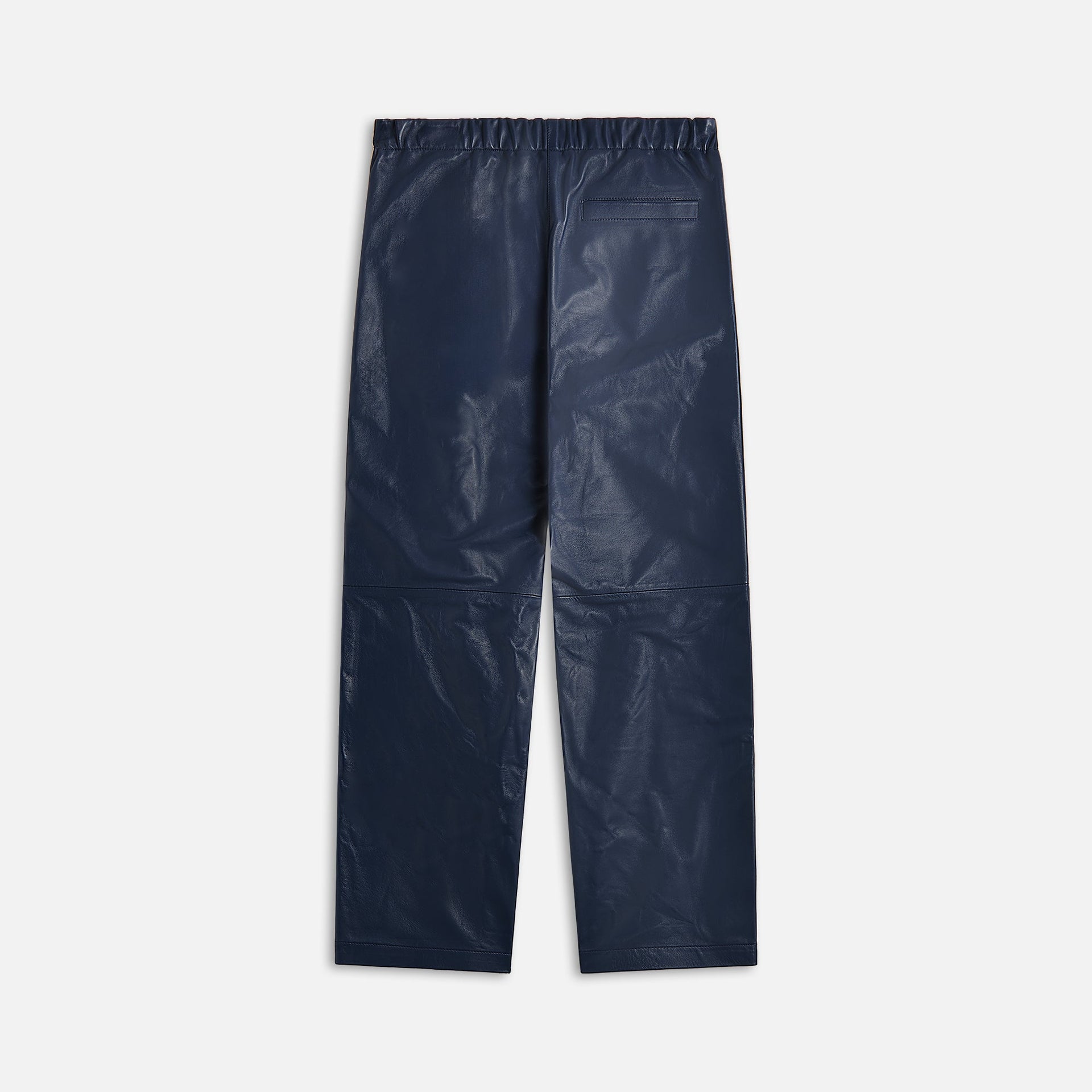 Marni Leather Pant - Blue China