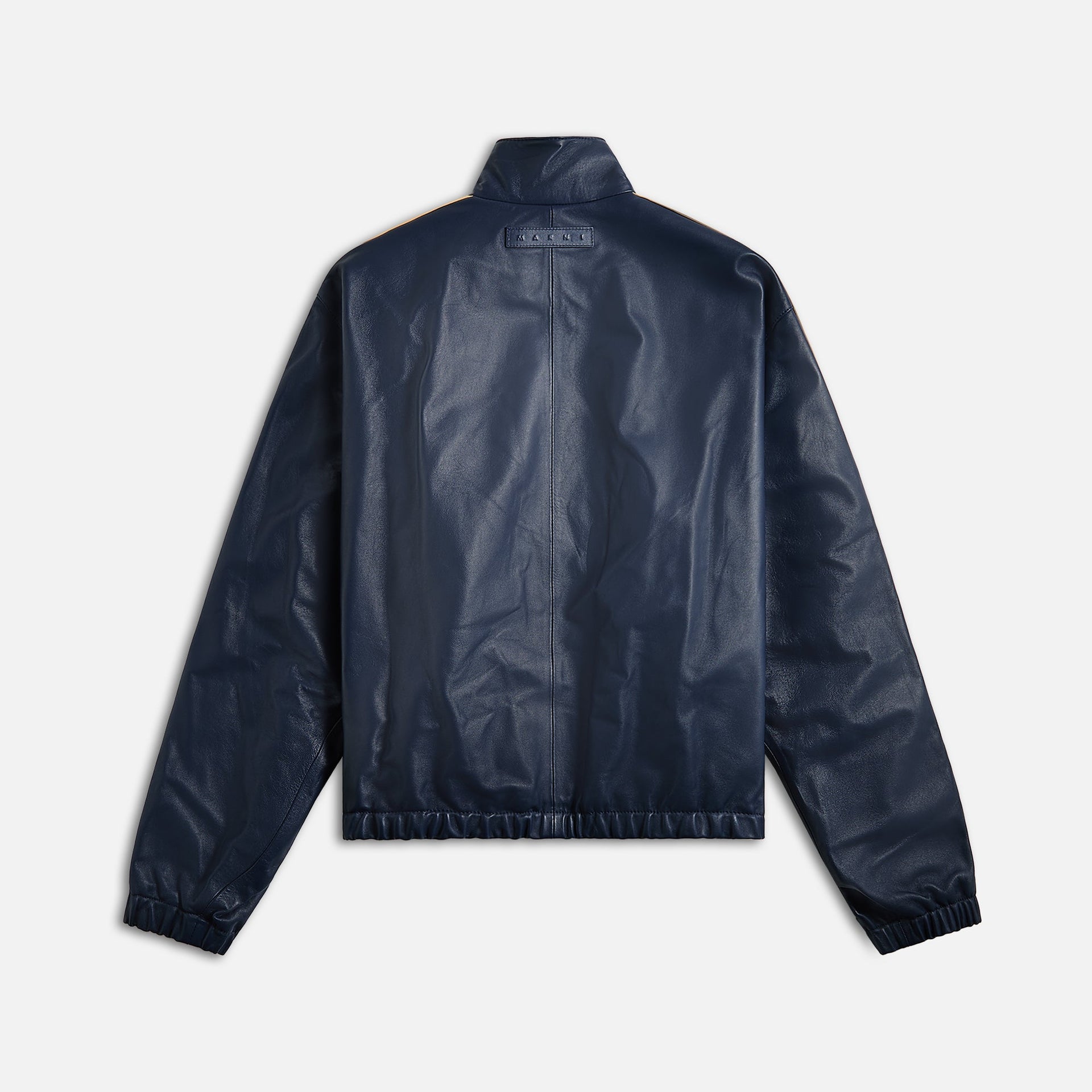 Marni Leather Jacket - Blue China