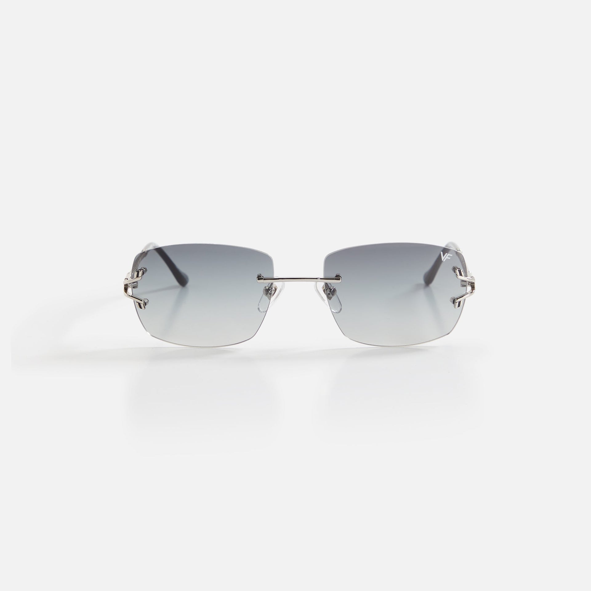 Vintage Frames Bal Harbour White Gold - Grey Gradient