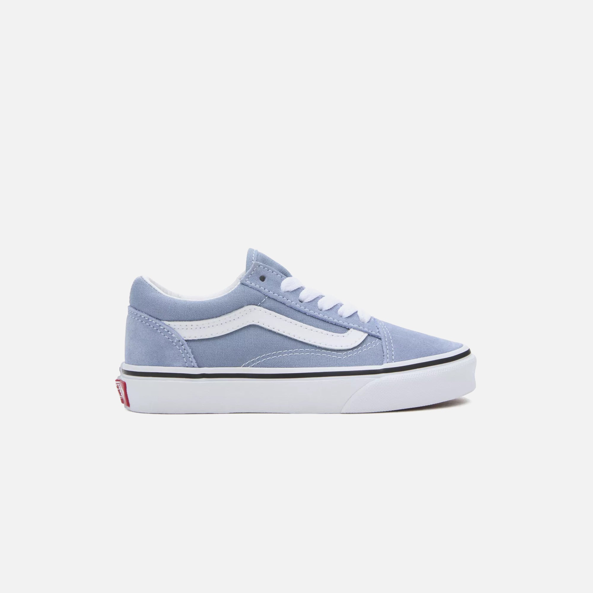 Old skool vans baby blue true white best sale