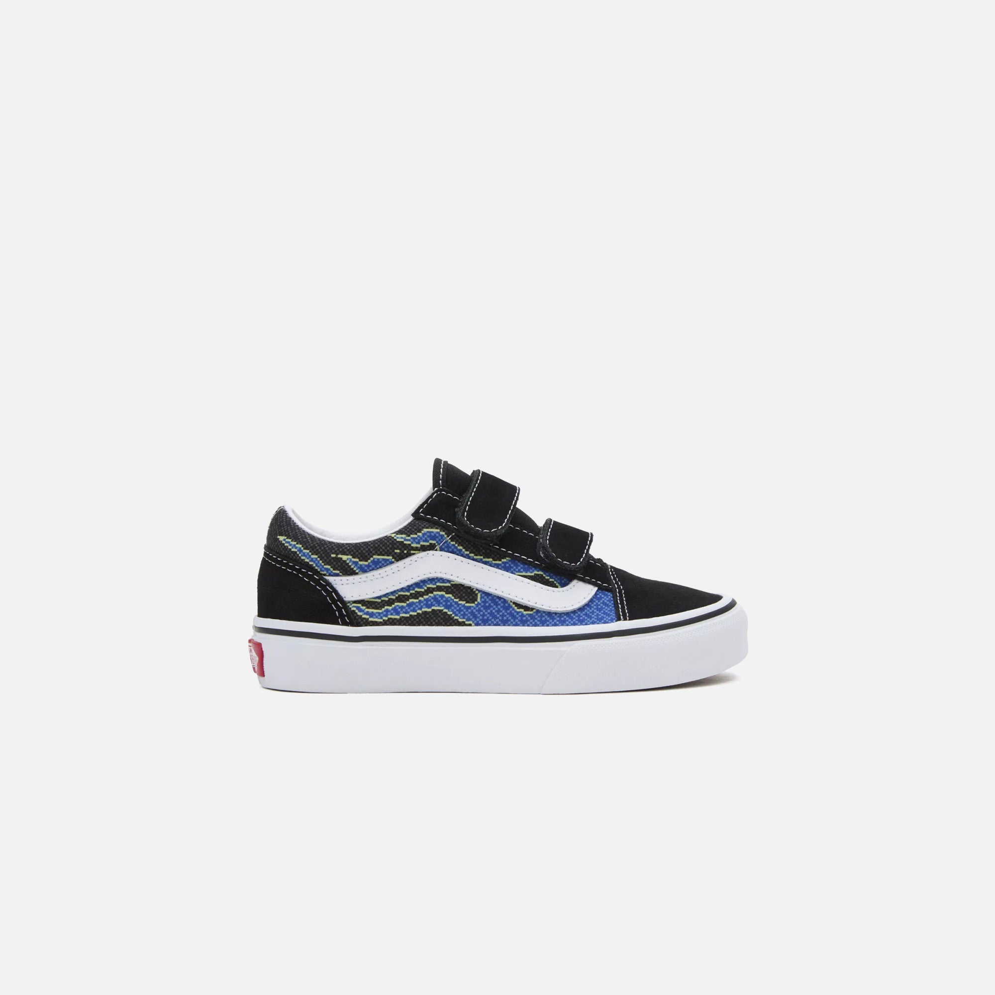 Blue flame vans old skool online