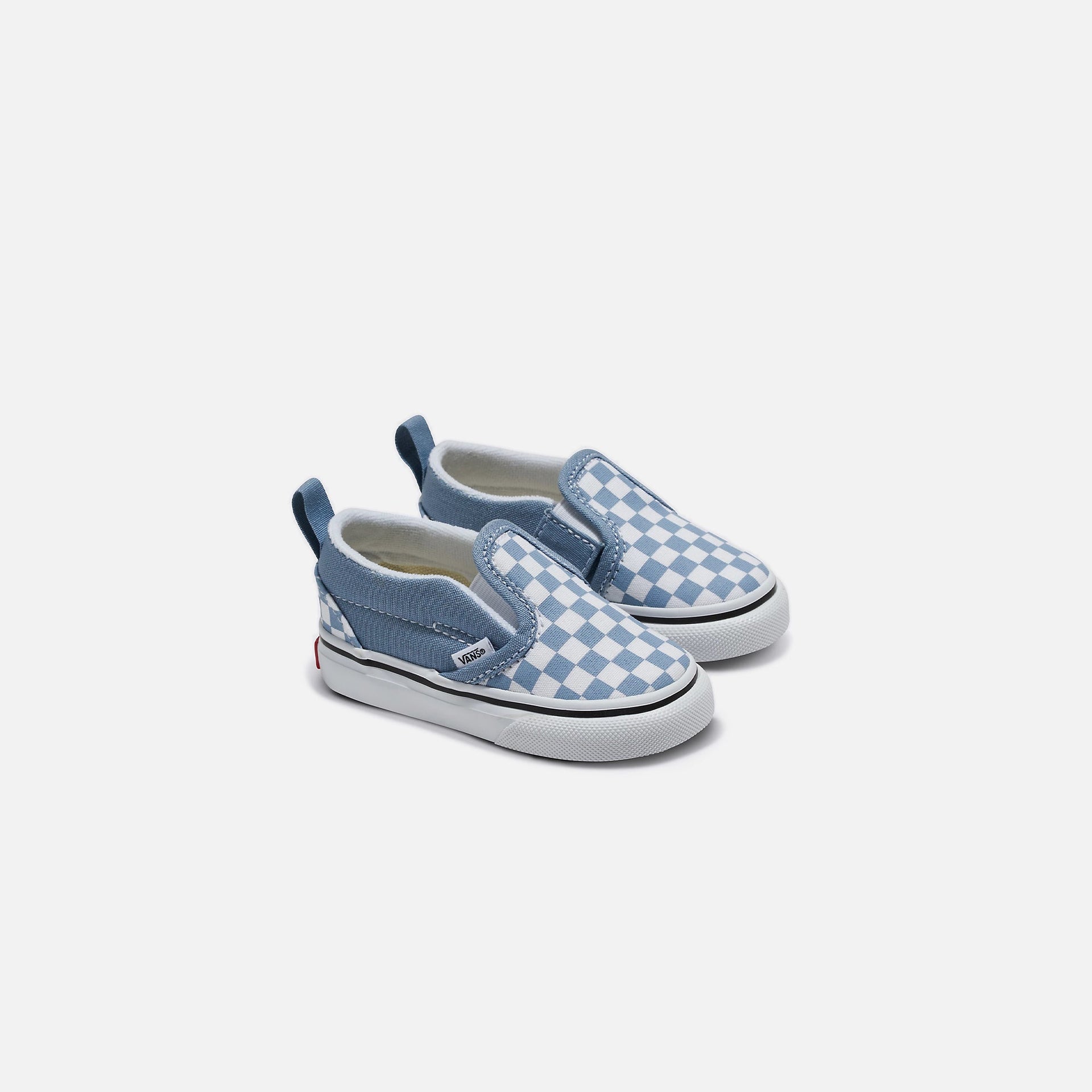 Vans Toddler Classic Slip-On Checkerboard Dusty Blue – Kith Europe