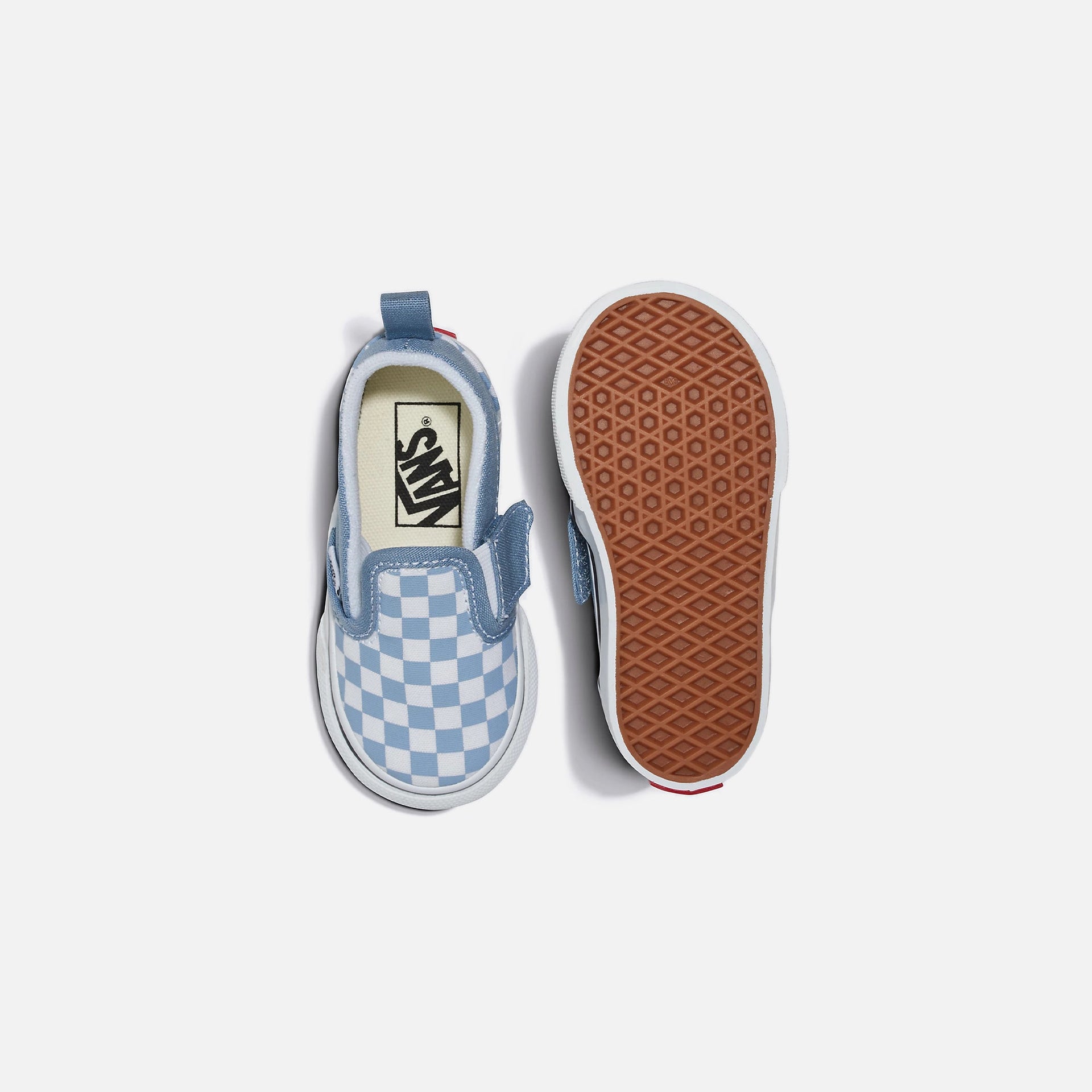 Vans Toddler Classic Slip-On - Checkerboard / Dusty Blue