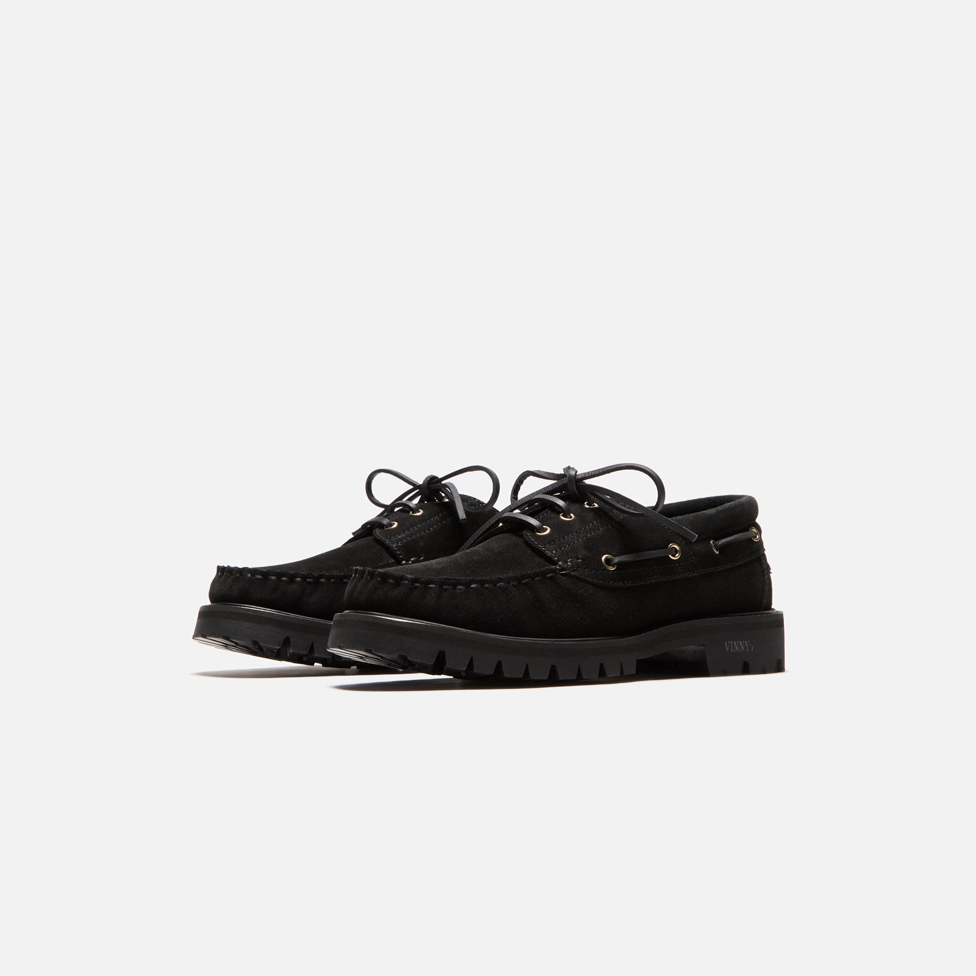 靴 SOPHNET. LEATHER BOAT SHOES BLACK/27.5cm SOPHNET. LEATHER BOAT SHOES BLACK/27.5cm