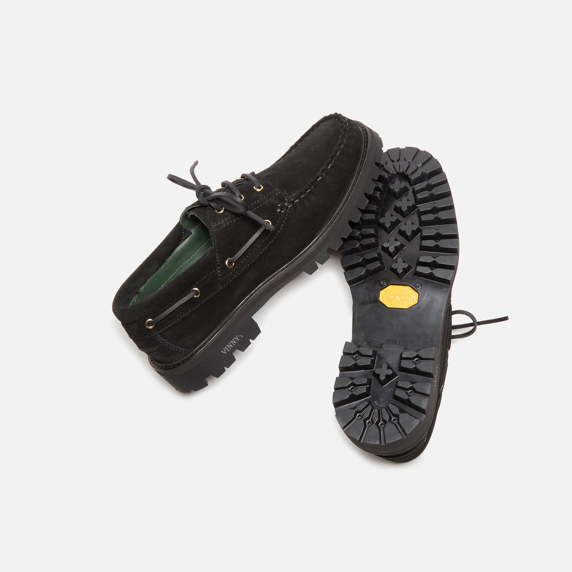 RTV) VINNY's Aztec Boat Shoe - Black Suede – Kith Europe