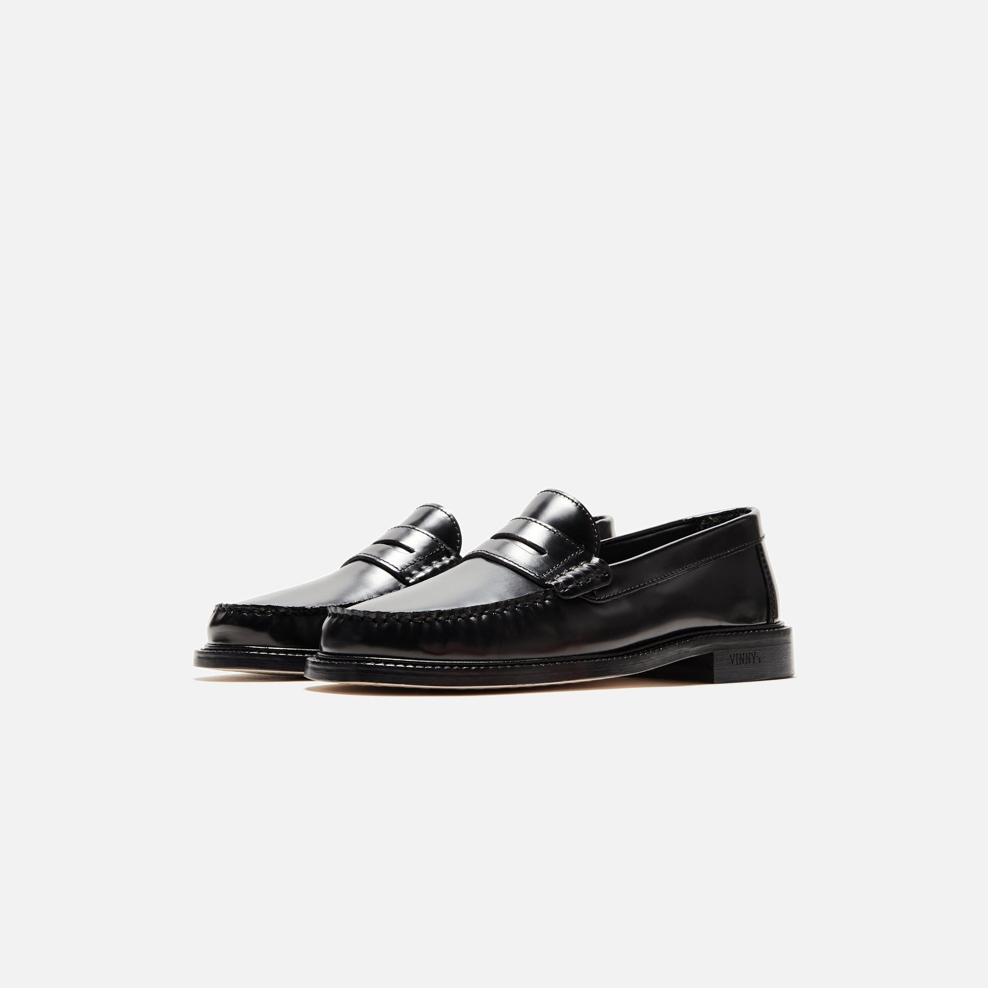 (RTV) VINNY's Yardee Mocassin Loafer - Polido Leather Black