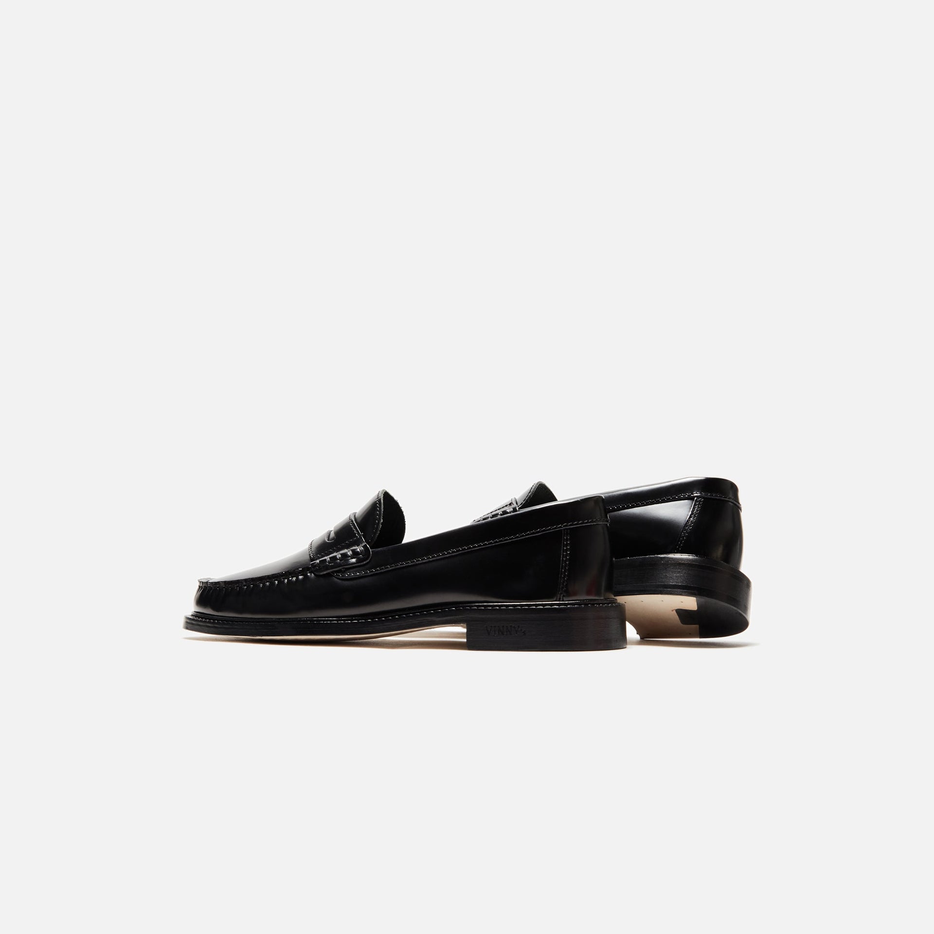 (RTV) VINNY's Yardee Mocassin Loafer - Polido Leather Black
