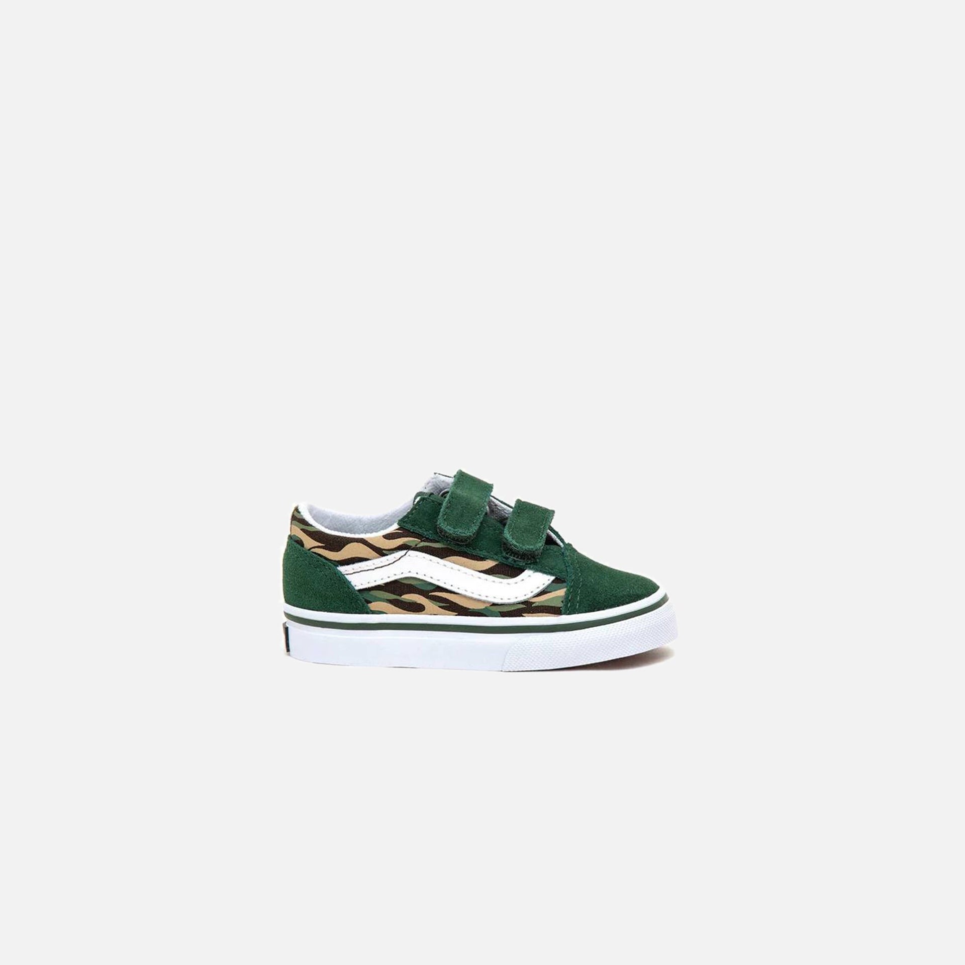 Vans Toddler Old Skool V Green Multi – Kith Europe