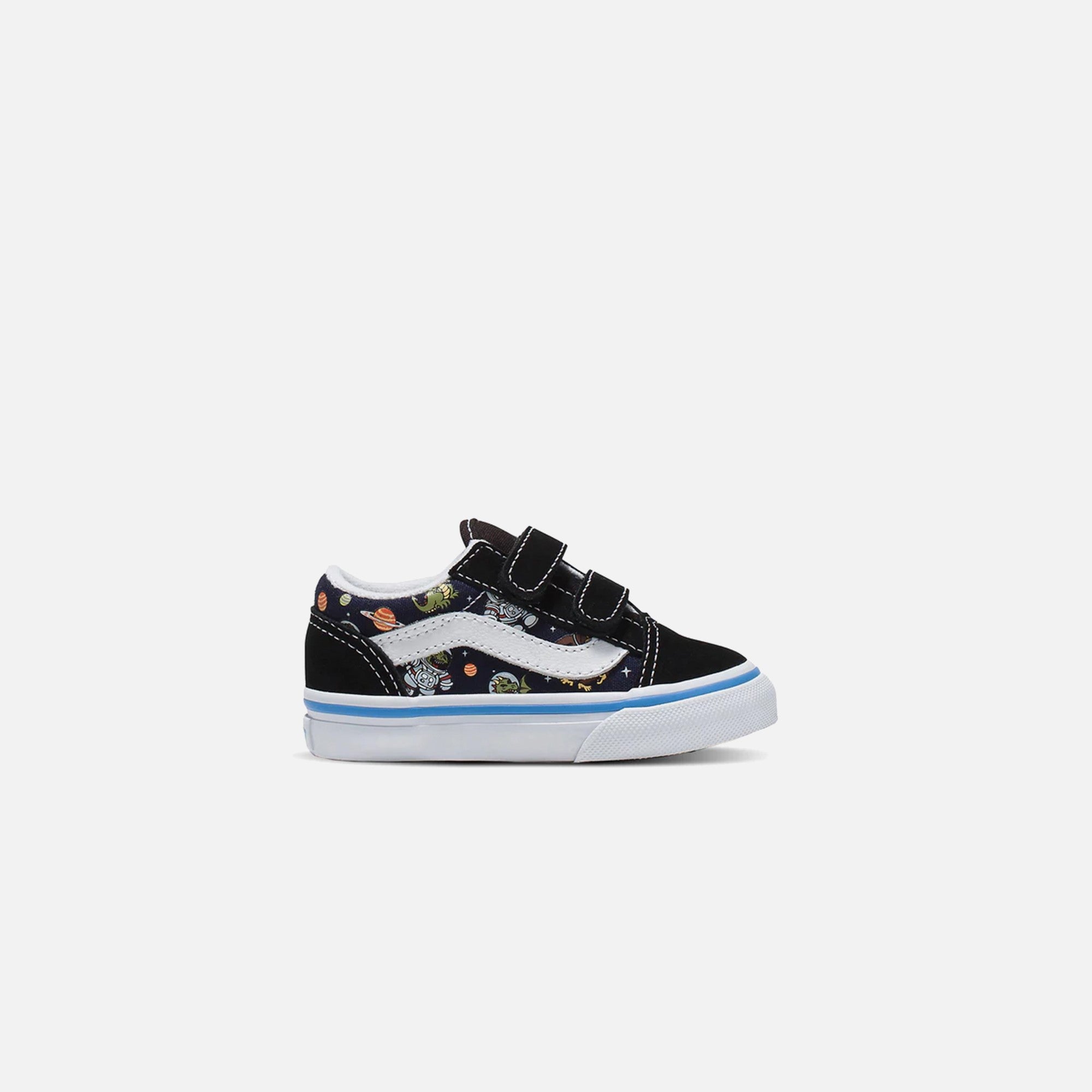 Vans TD Old Skool V Glow Cosmic Zoo Black Blue Kith Europe