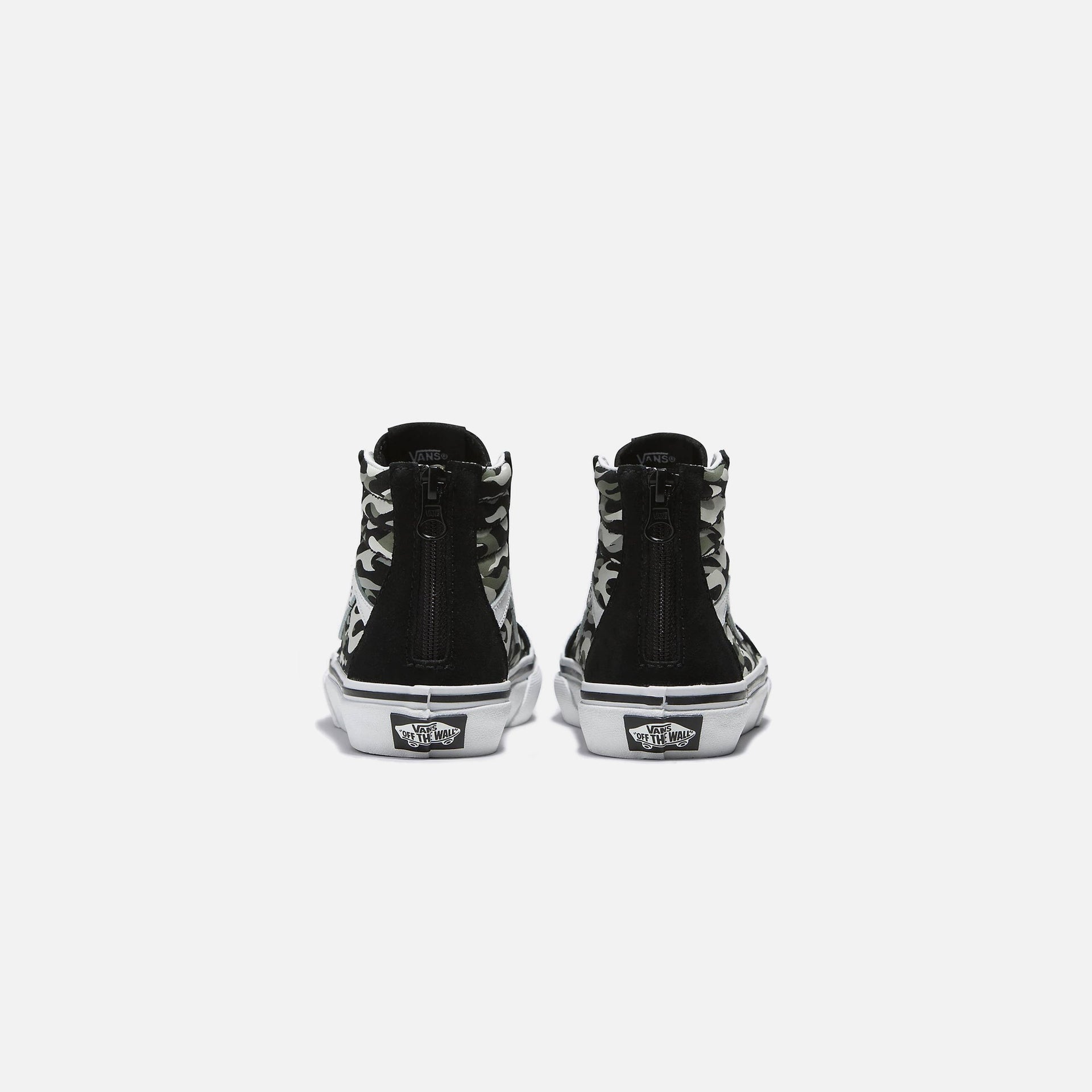 Van Kids SK8-HI Zip - Flame Camo Black / Grey