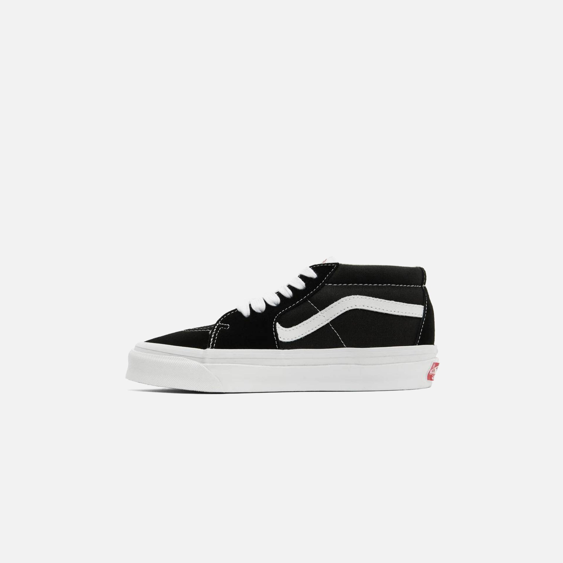 Vans OG Sk8-Mid LX Suede Canvas - Black / White