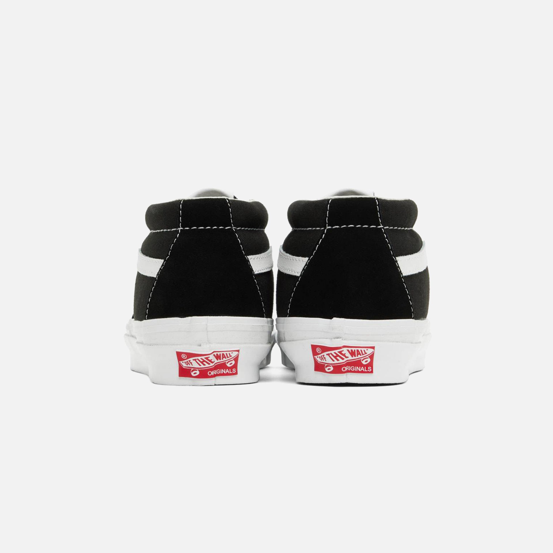 Vans OG Sk8-Mid LX Suede Canvas - Black / White