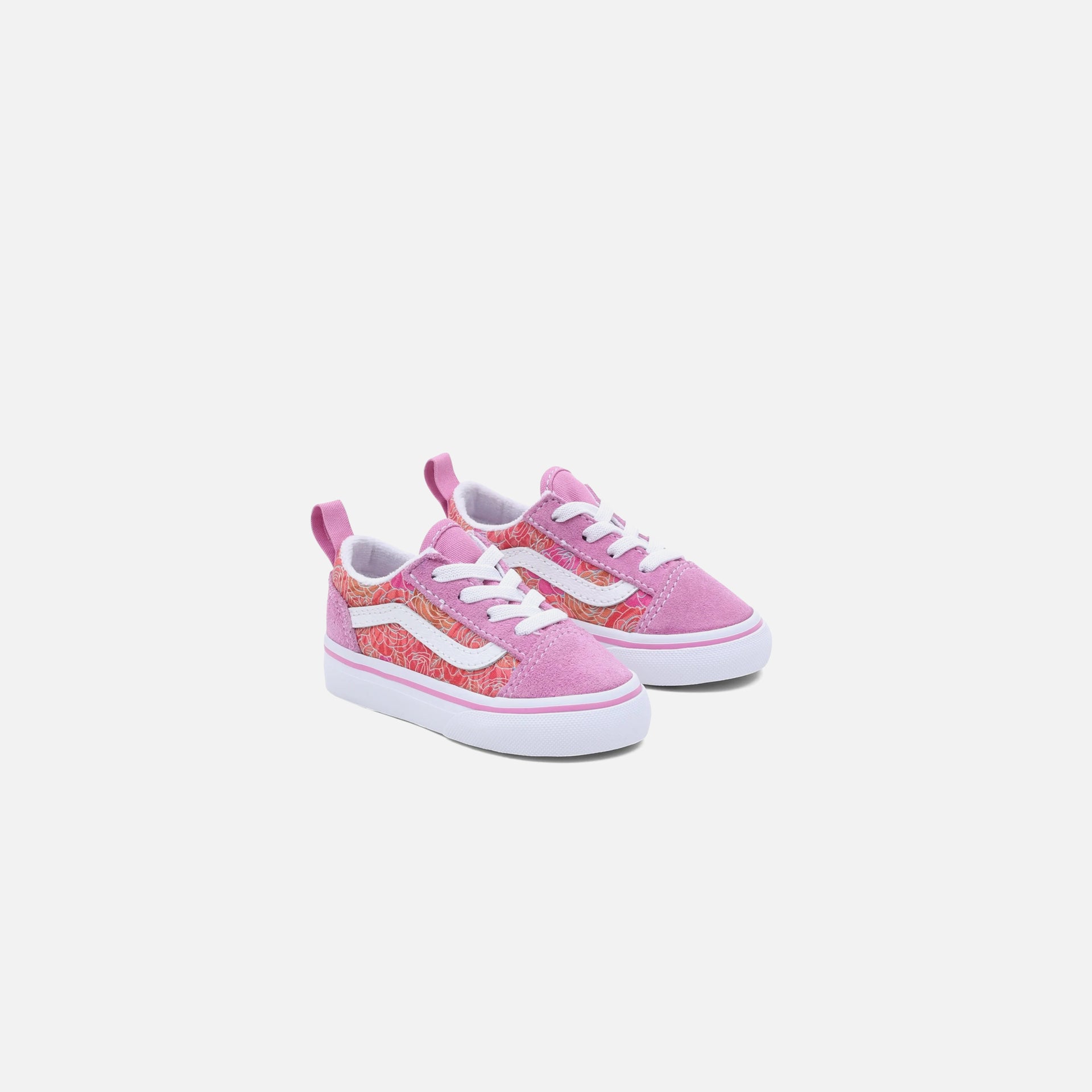 Vans Toddler Old Skool Elastic Lace - Rose Camo / Pink Floral