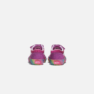Vans Toddler Old Skool V Glitter Rainglow - Pink / Multi
