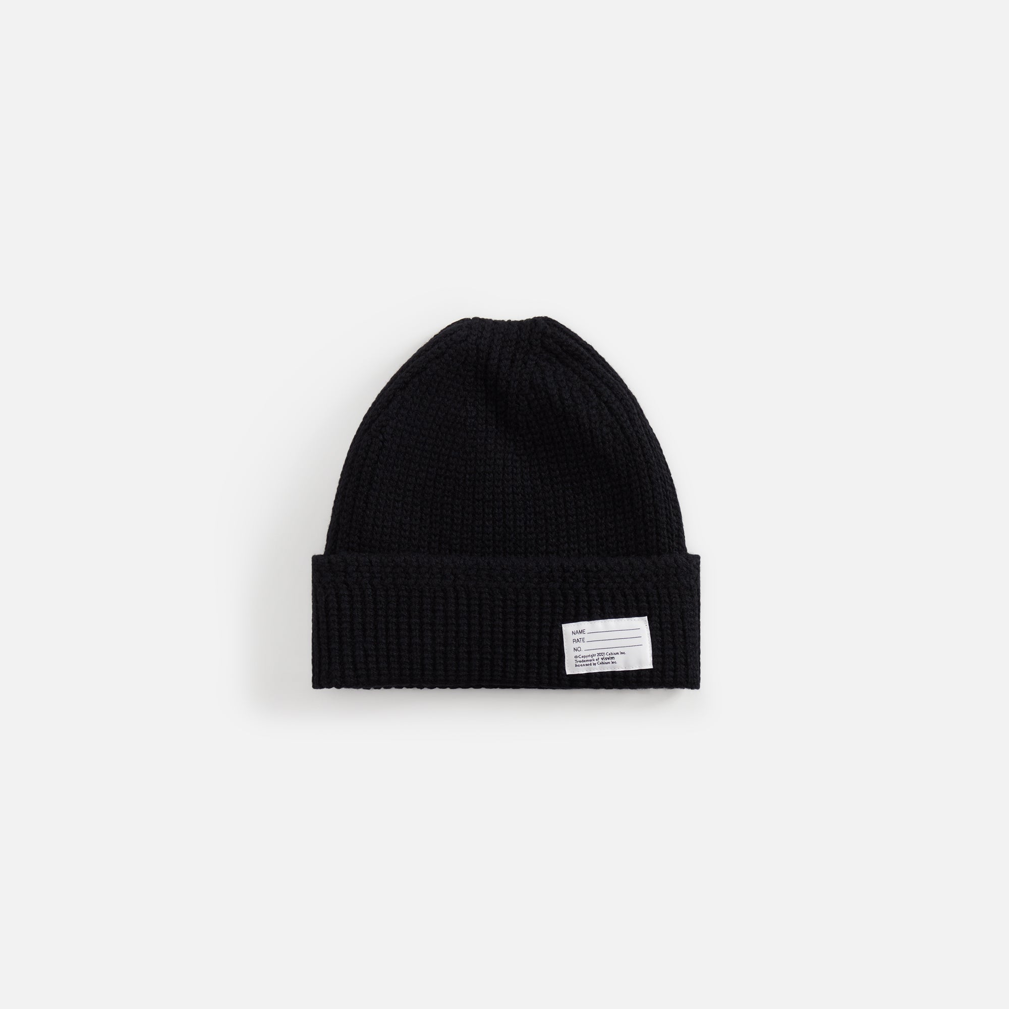 Visvim Knit Beanie (W/Ws) - Black – Kith Europe