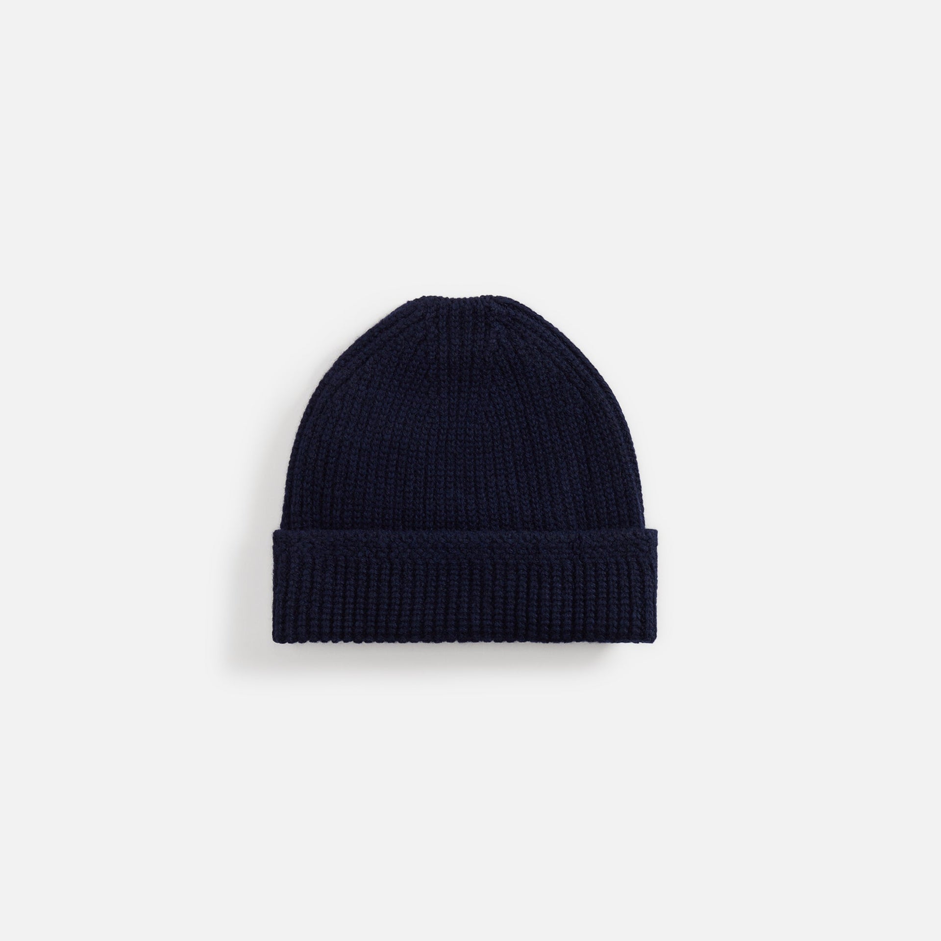 Visvim Knit Beanie (W/Ws) - Navy