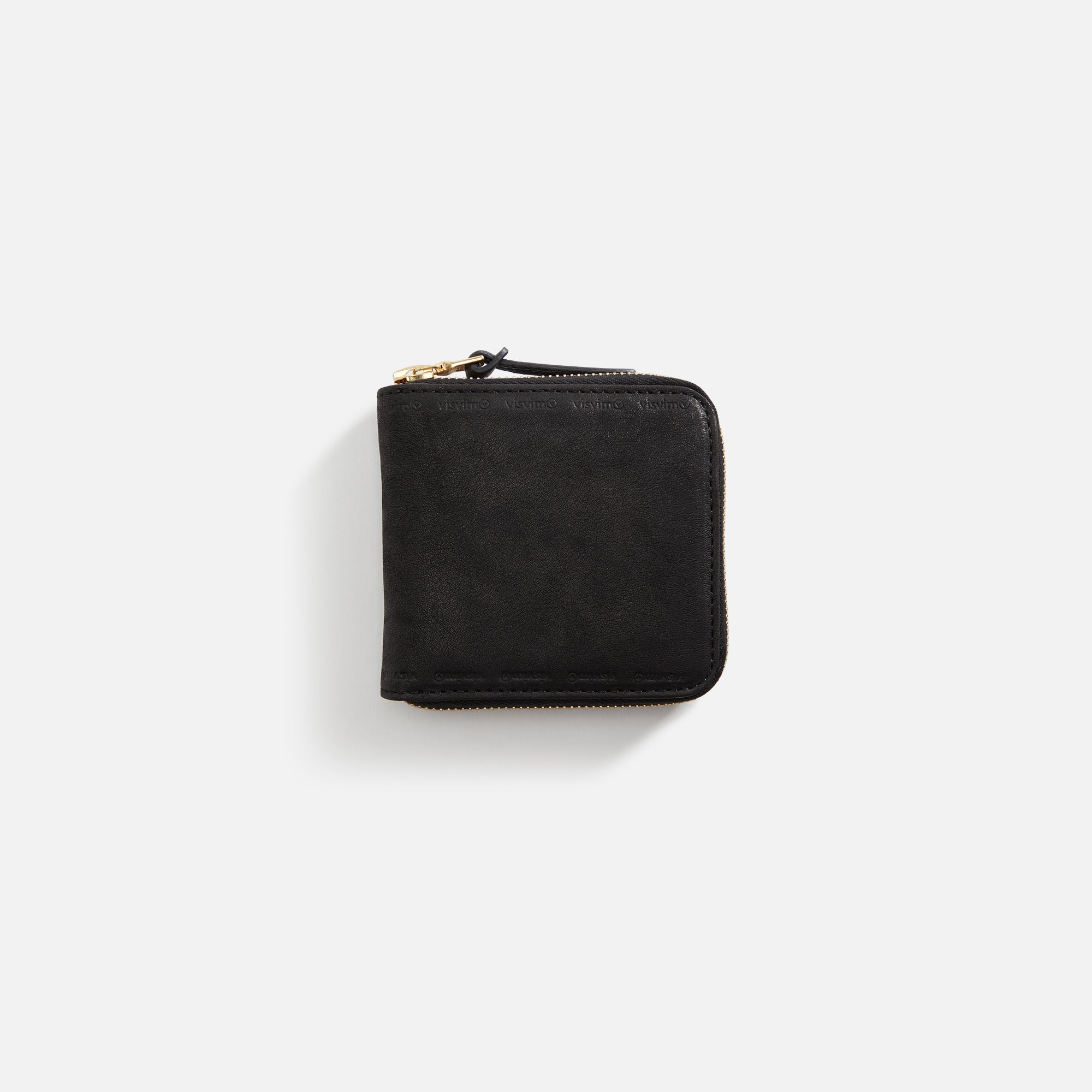 Visvim Leather Bi-Fold - Black – Kith Europe