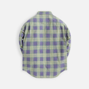 Visvim Pioneer Khadi Check Shirt - Green