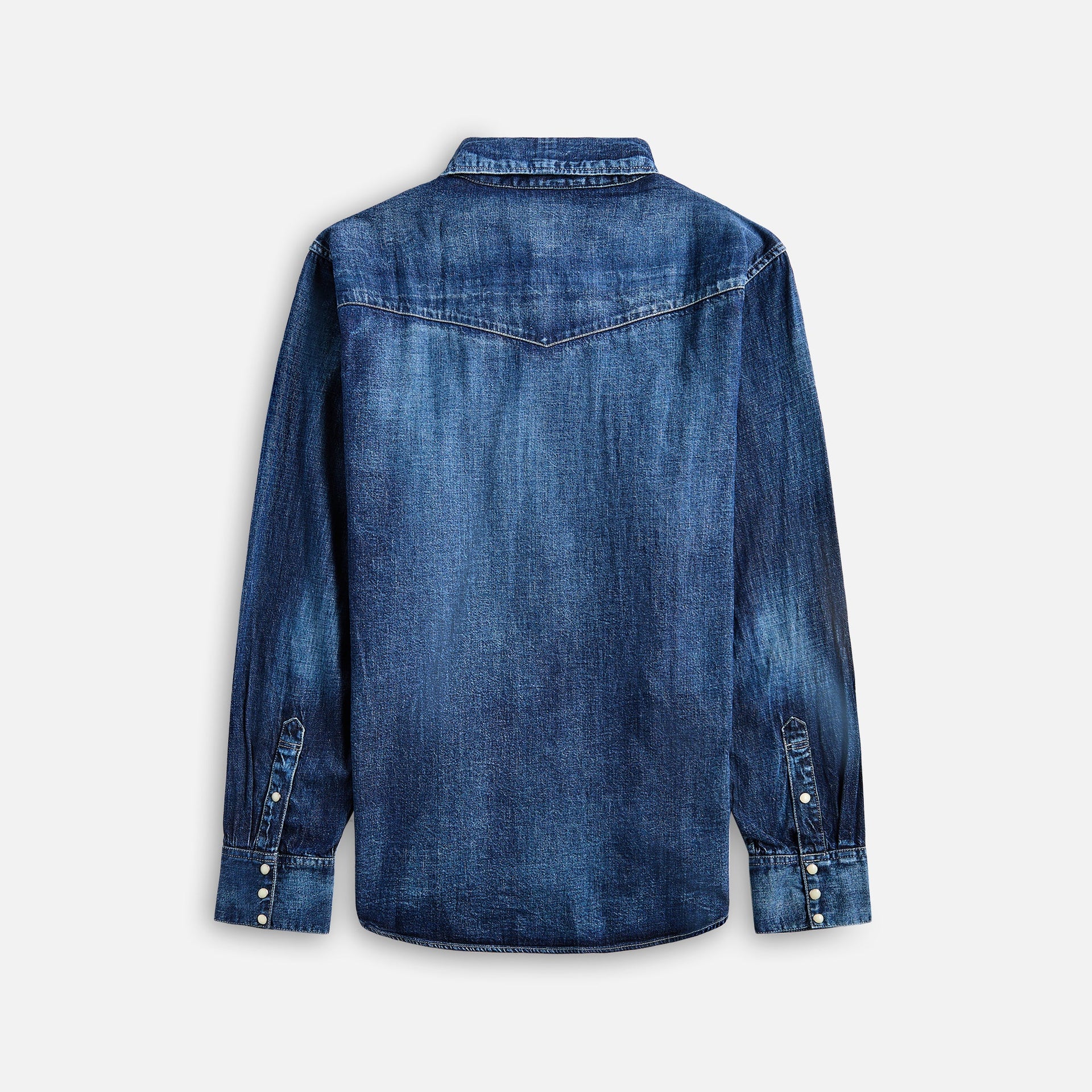 Visvim Social Sculpture Shirt Dmgd - Indigo