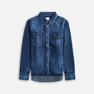 Visvim Social Sculpture Shirt Dmgd - Indigo