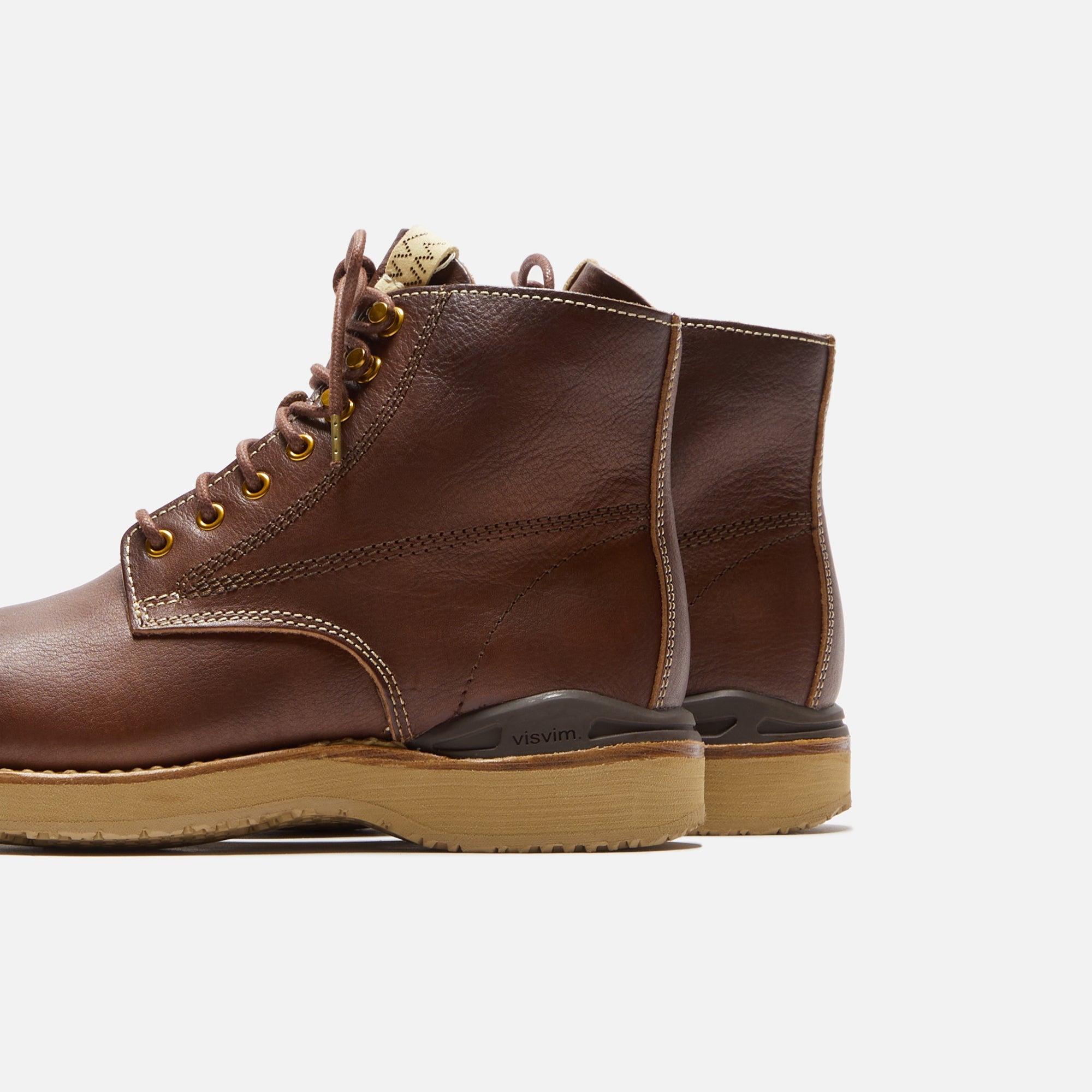 靴 VISVIM 2023 VIRGIL BOOTS-FOLK M12 BROWN Visvim Virgil Boots-Folk in Dark Brown – Blue Owl Workshop