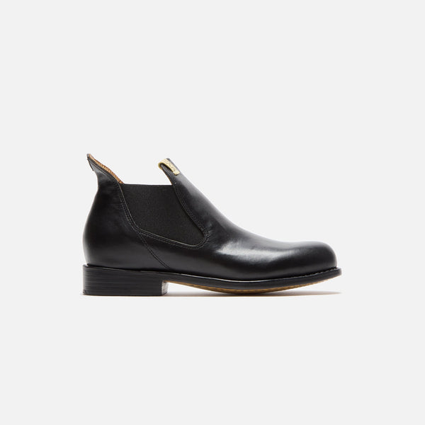 VISVIMモカシンブーツ/コンチョボタン/US10/BLK/ソール減り有 VISVIMモカシンブーツ/コンチョボタン/US10/BLK/ソール減り有