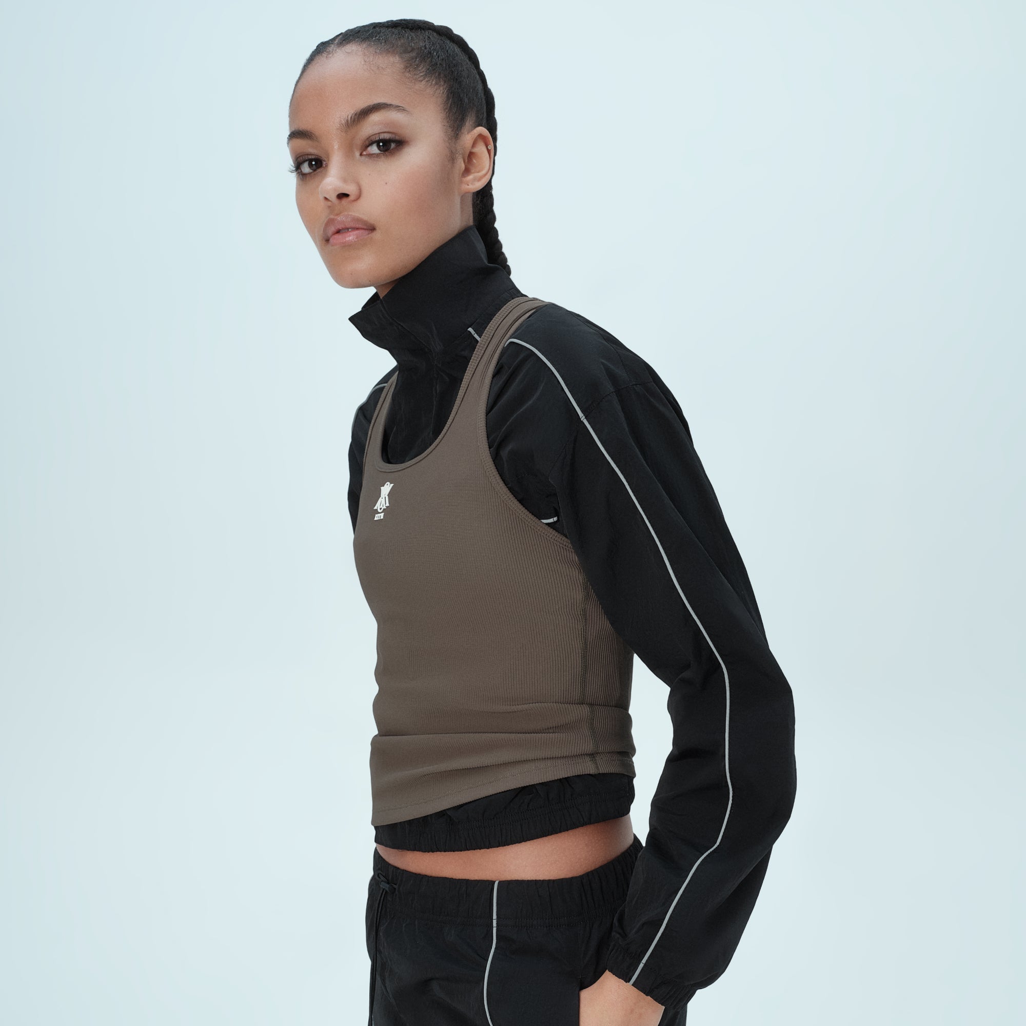 Kith Women Gradient Ridley Tech Long Sleeve - Black – Kith Europe
