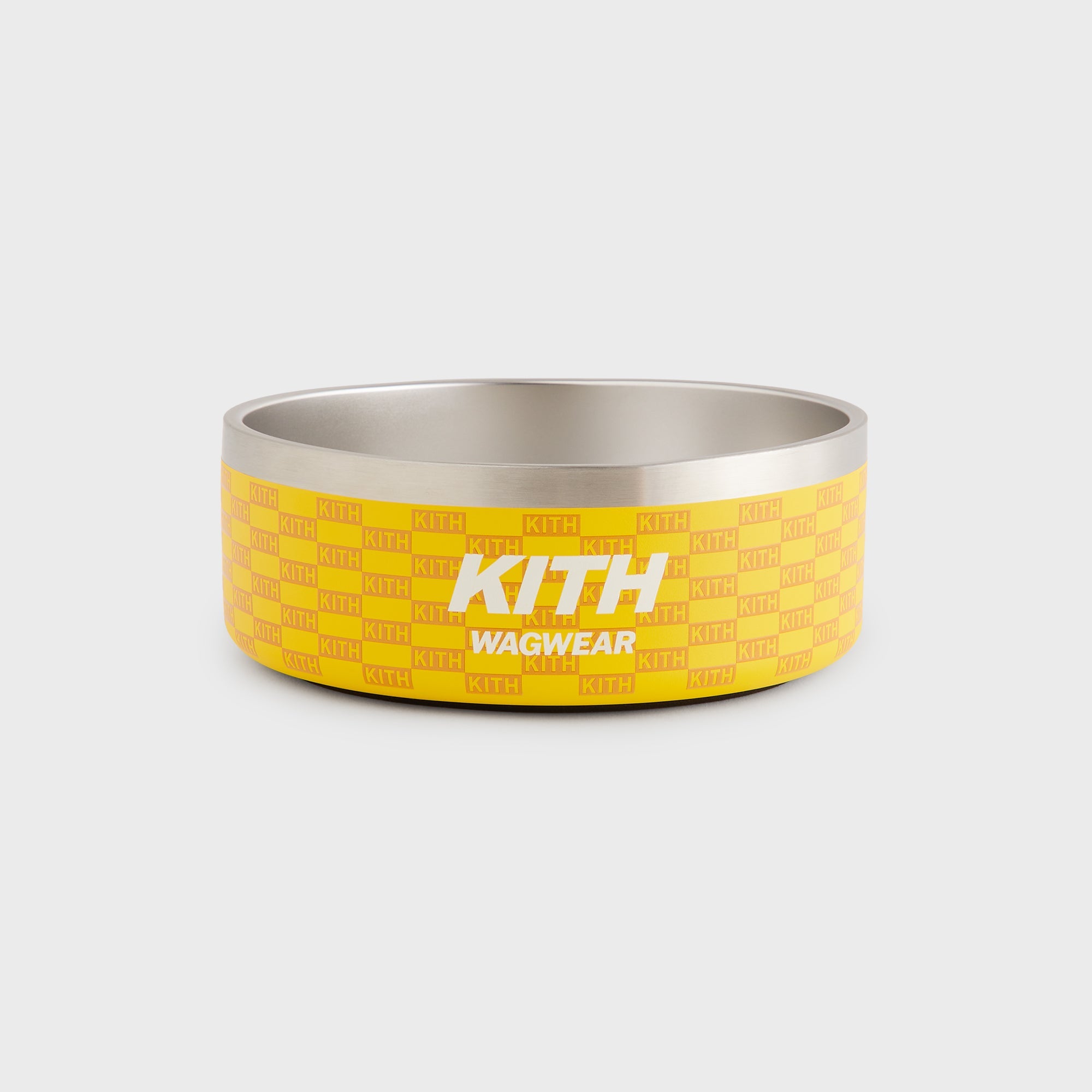 Kith x wagwear メタルドッグボウル イエロー Kith for wagwear Metal Dog Bowl - Yellow – Kith Europe