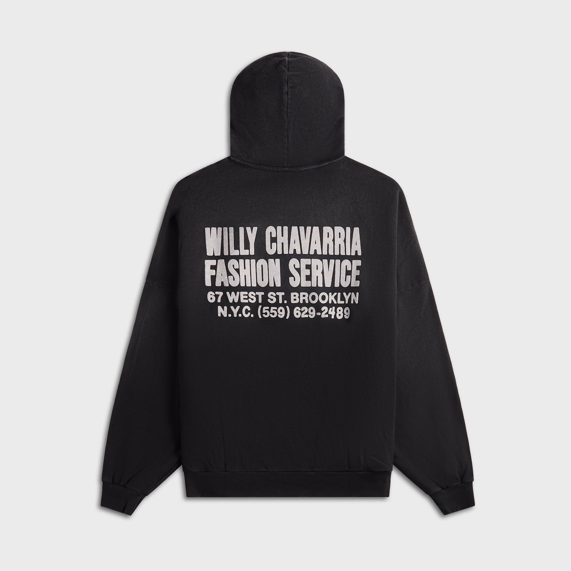 Willy Chavarria Fashion Services Hooligan Hoodie - Black