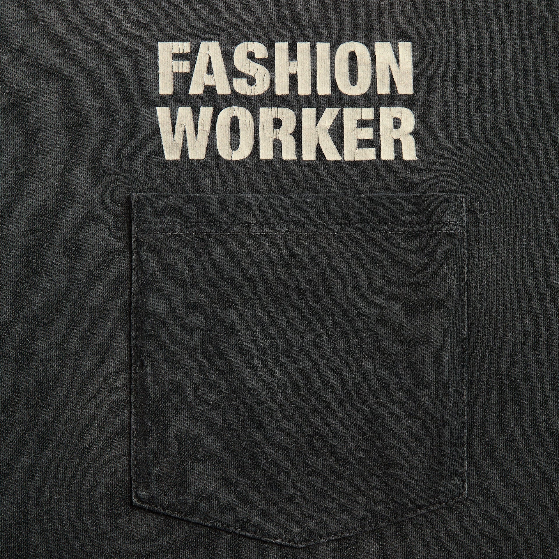Willy Chavarria Fashion Worker Easy Tee - Black Beauty