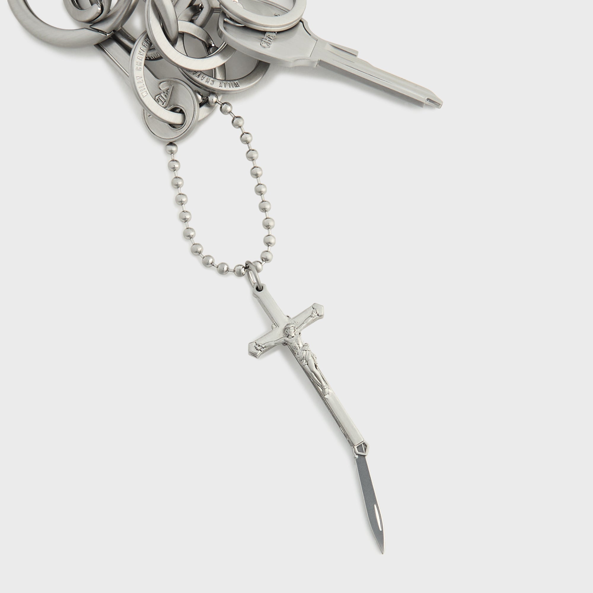 Willy Chavarria Staff Key Fobs - Shiny Nickel – Kith Europe