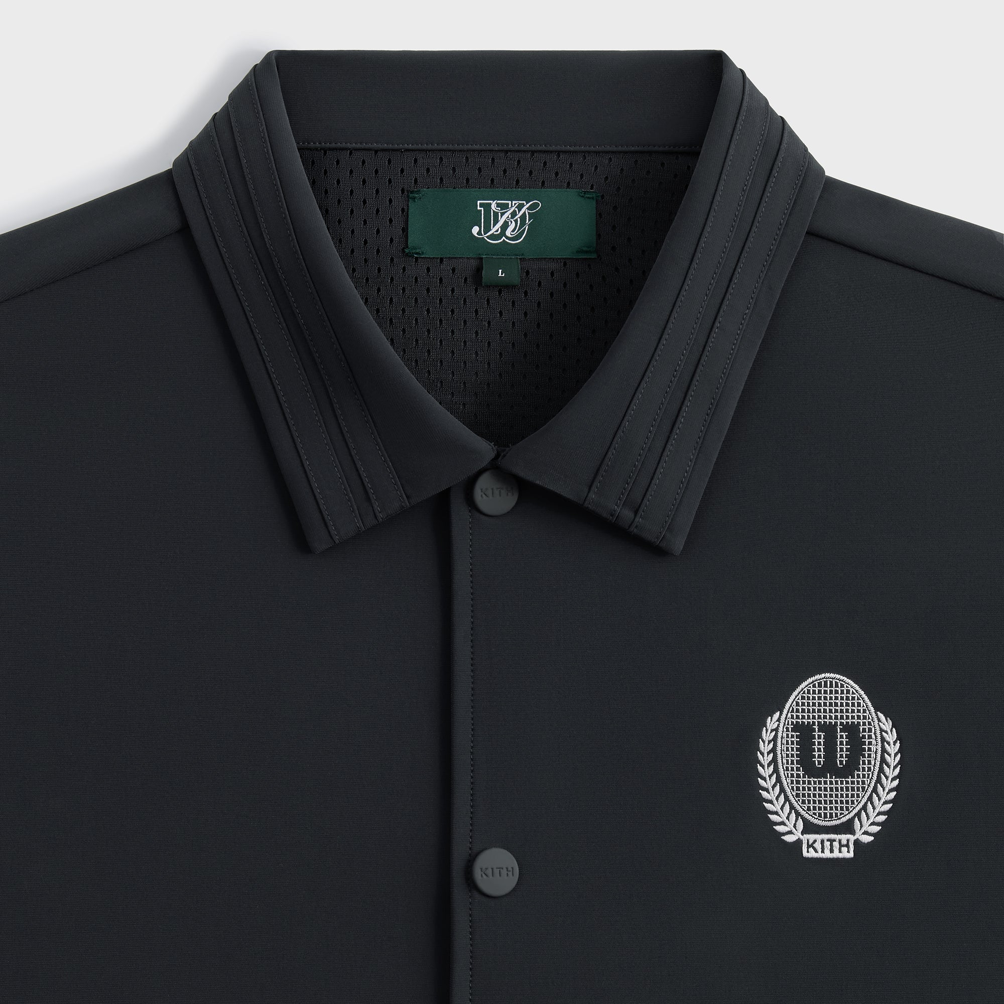 Kith for Wilson Coaches Jacket - Black – Kith Europe