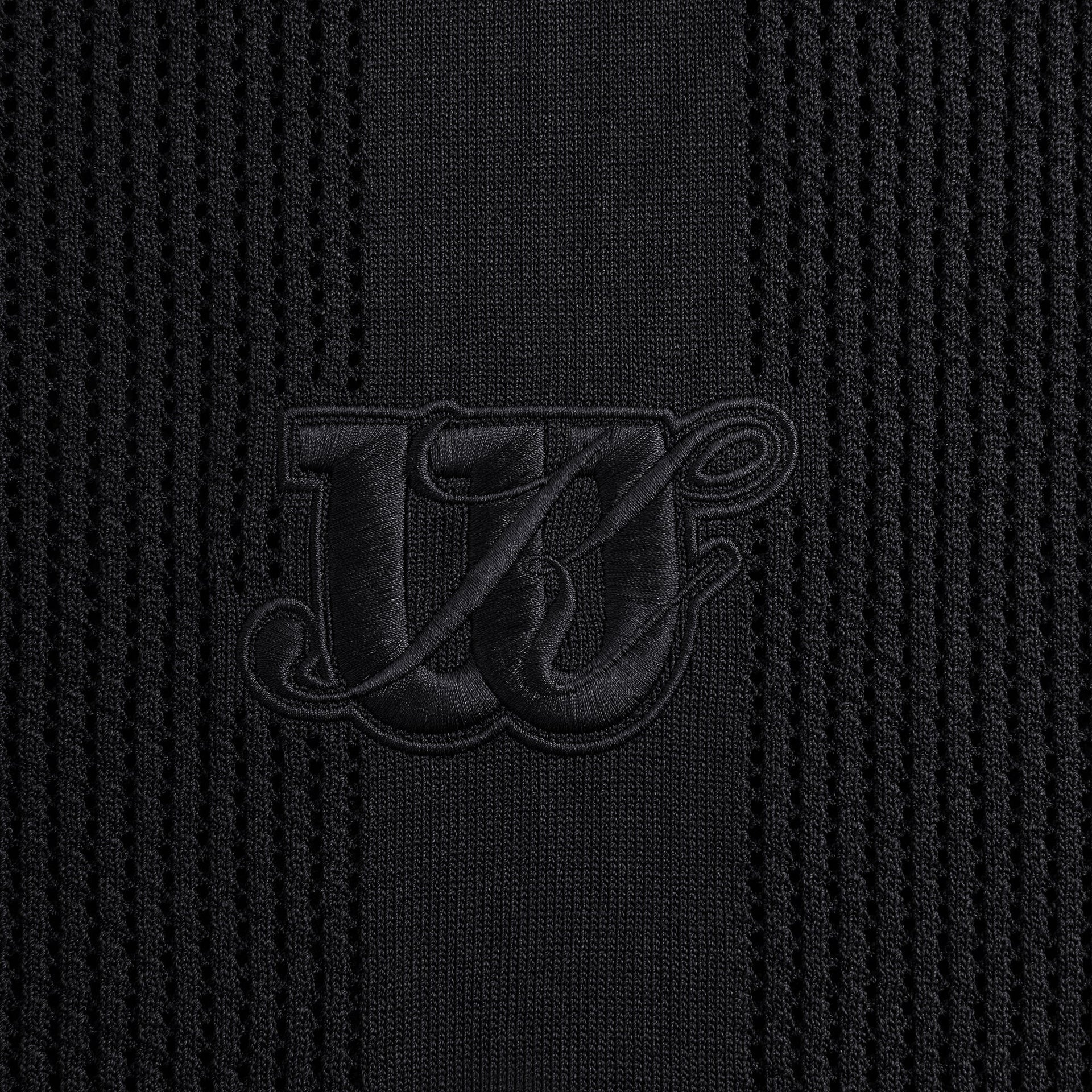 Kith for Wilson Crochet Polo - Black PH