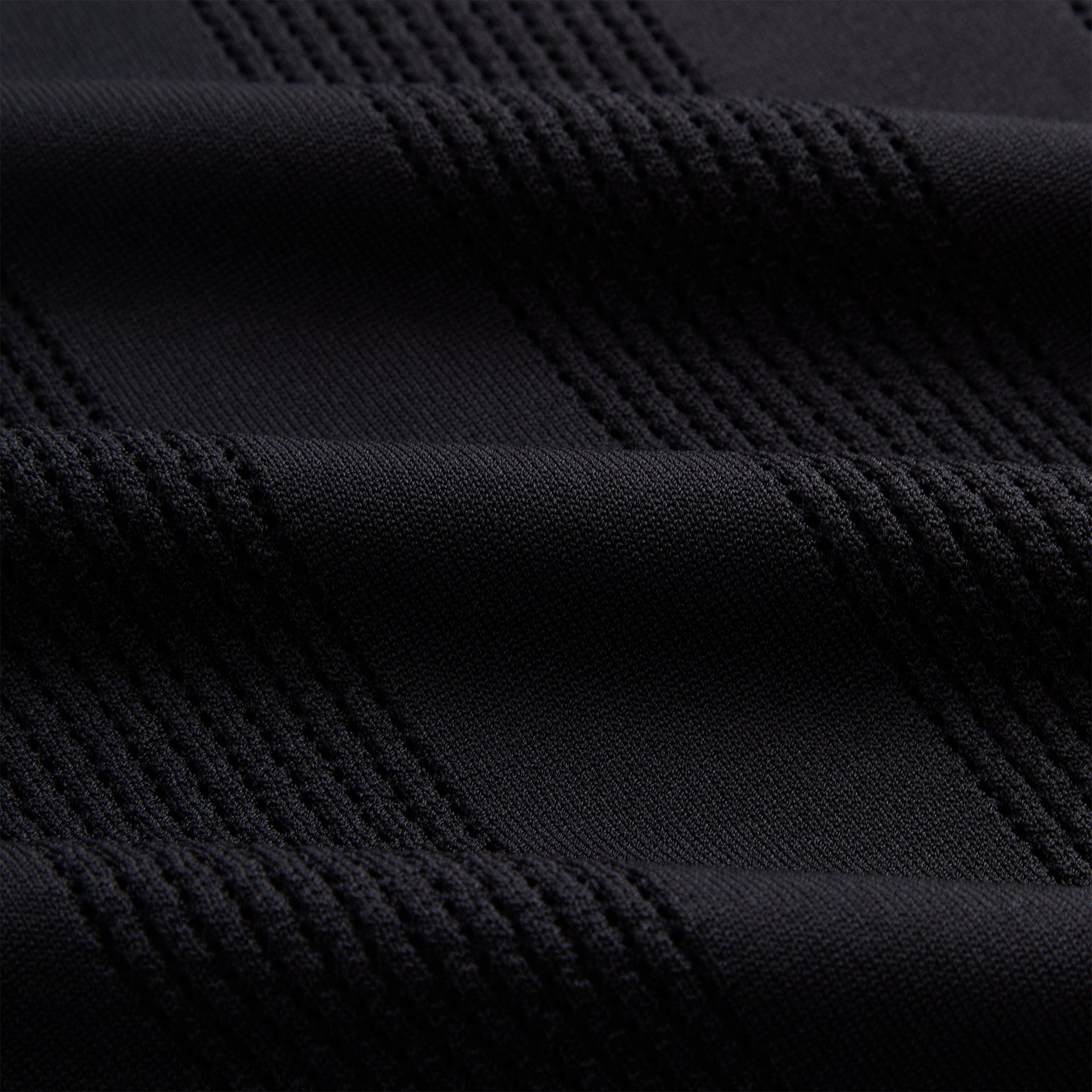 Kith for Wilson Crochet Polo - Black PH