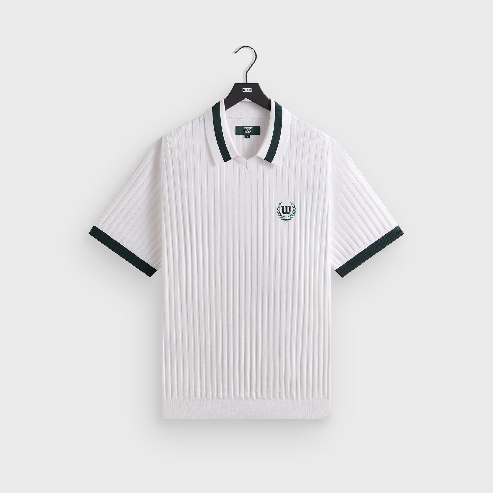 Kith for Wilson V-Neck Polo - White PH