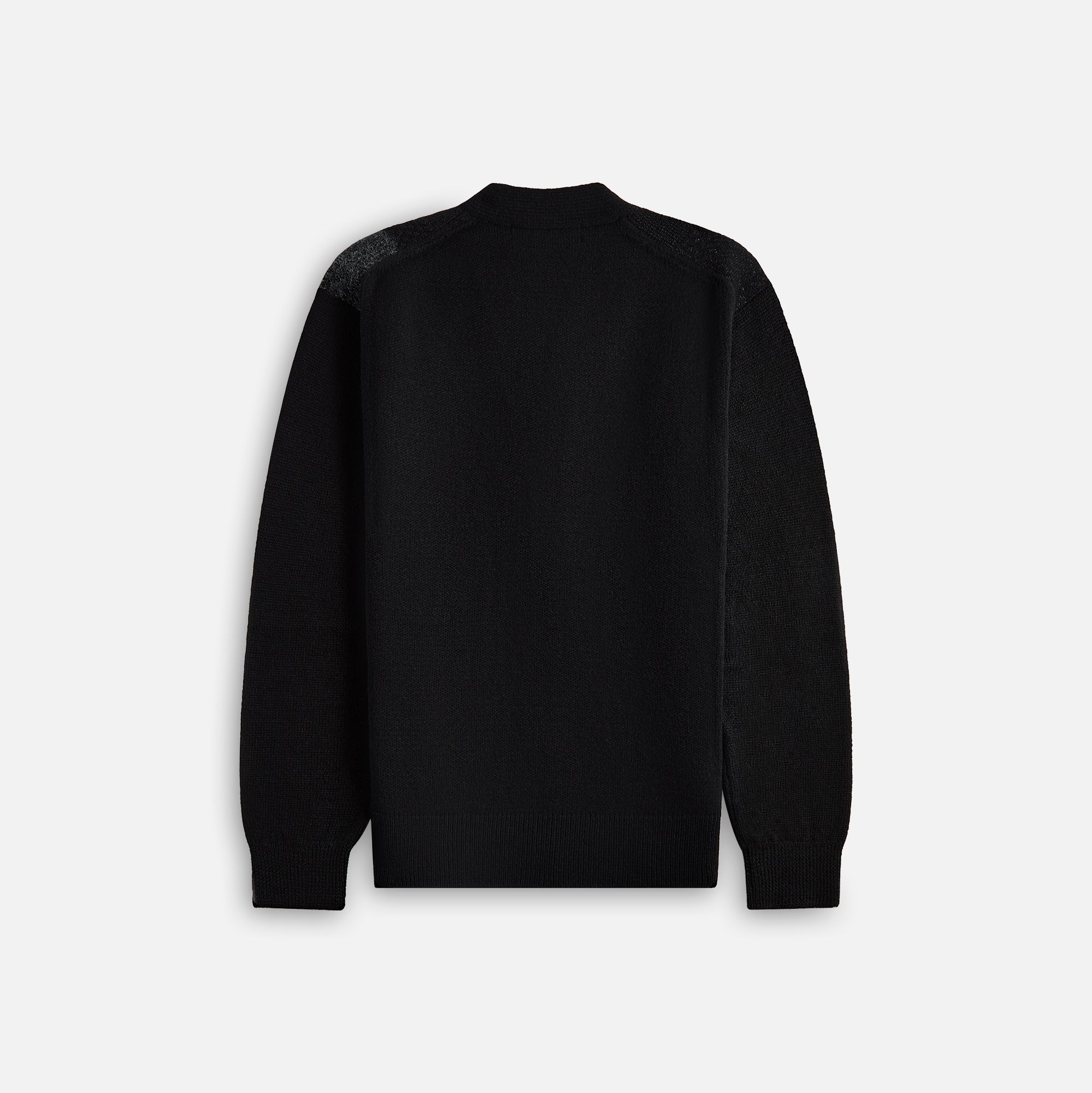 Junya Watanabe Man Wool Mix Intarsia Leather Print - Black – Kith