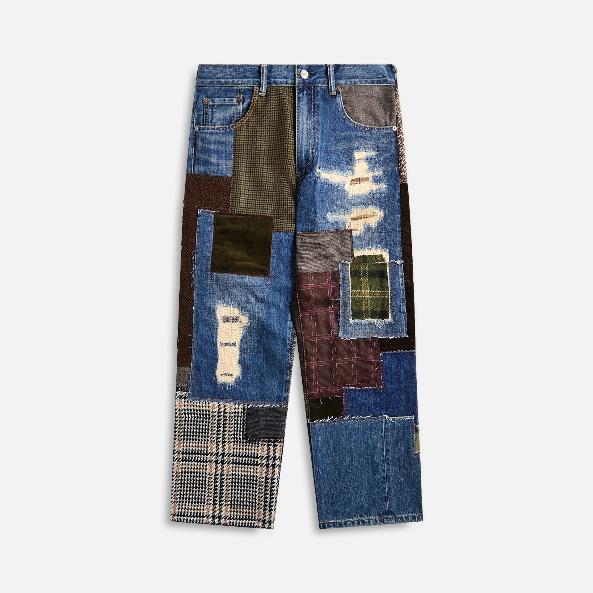 Junya Watanabe Man Cotton Denim Garment Treated Customized Levis - Ind Kith Europe Junya Watanabe Man Cotton Denim Garment Treated Customized Levis - Ind Kith Europe