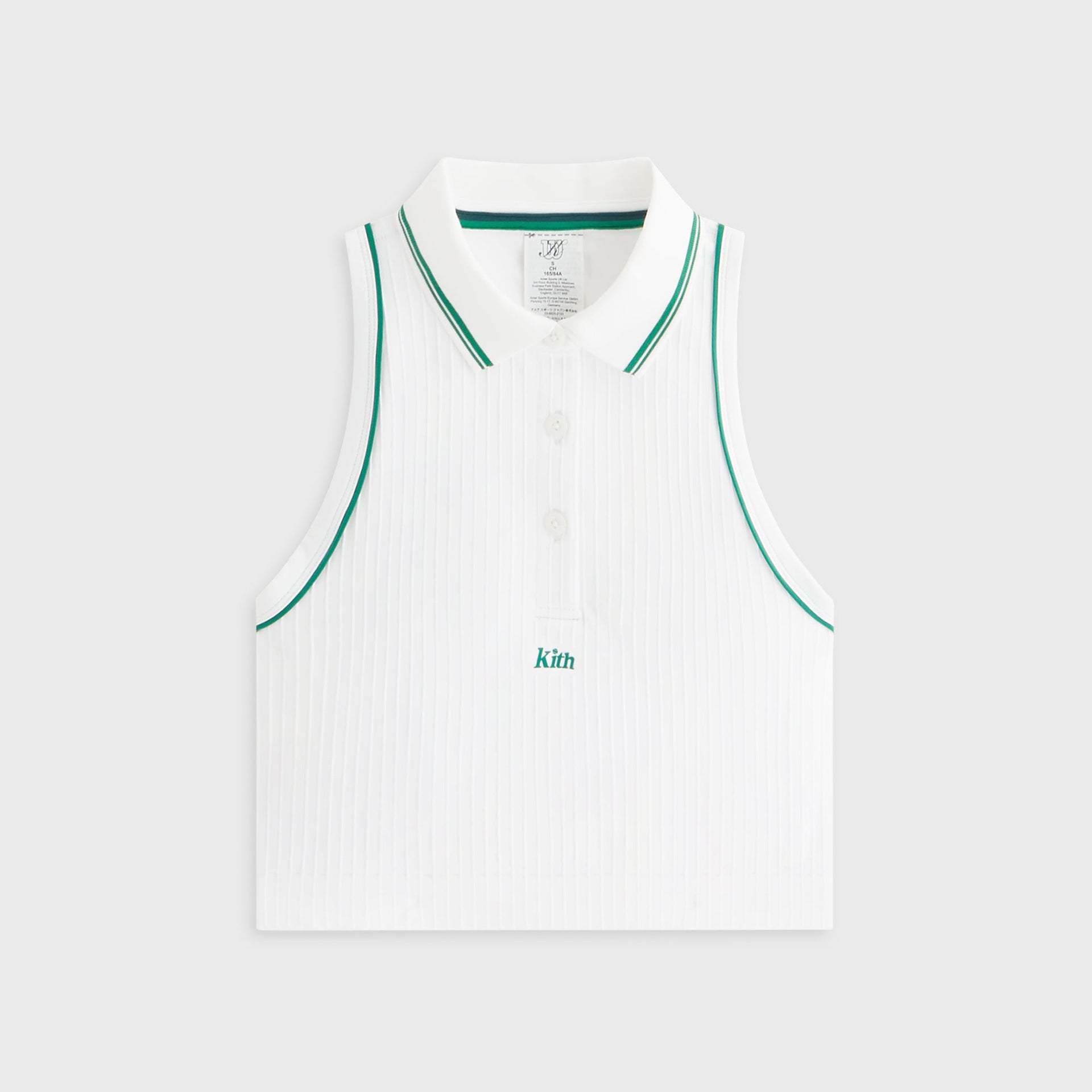 Kith Women for Wilson Classic Cropped Polo - White PH