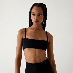 Kith Women Kaylan Blocked Active Bandeau Bra - Black